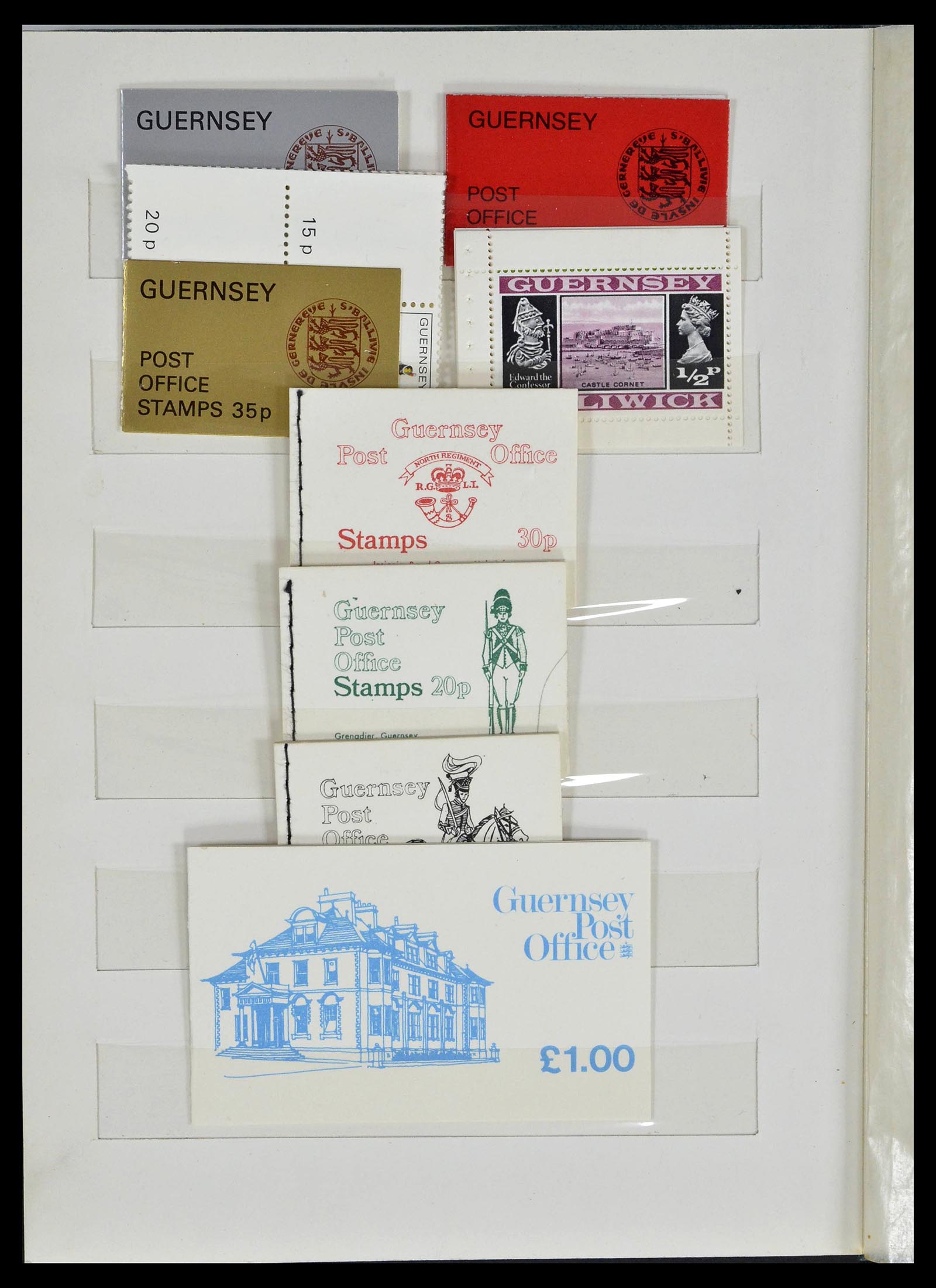 39197 0186 - Postzegelverzameling 39197 Kanaaleilanden 1941-2015.