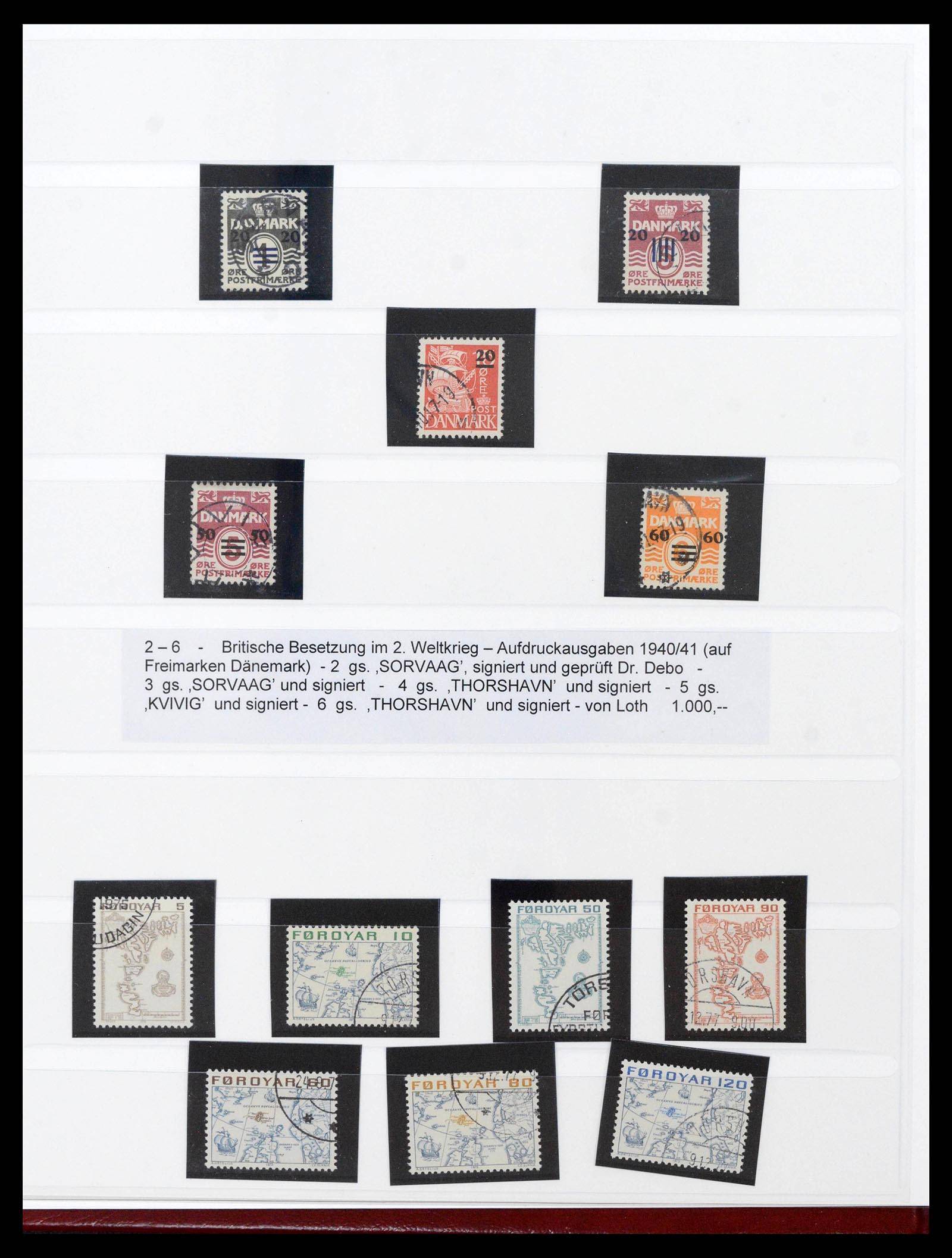 39198 0002 - Stamp collection 39198 Faeroer 1919-1996.