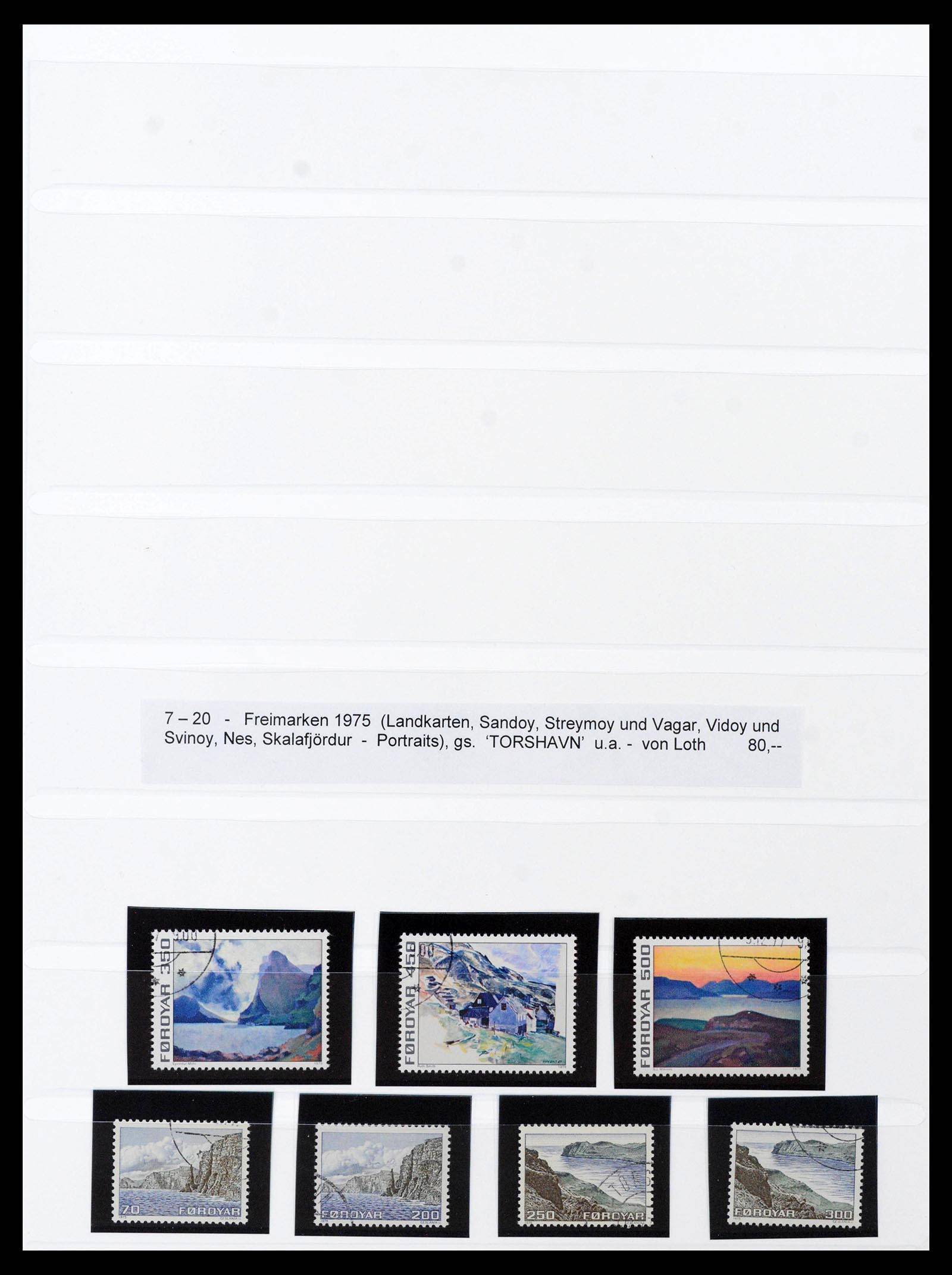 39198 0003 - Stamp collection 39198 Faeroer 1919-1996.