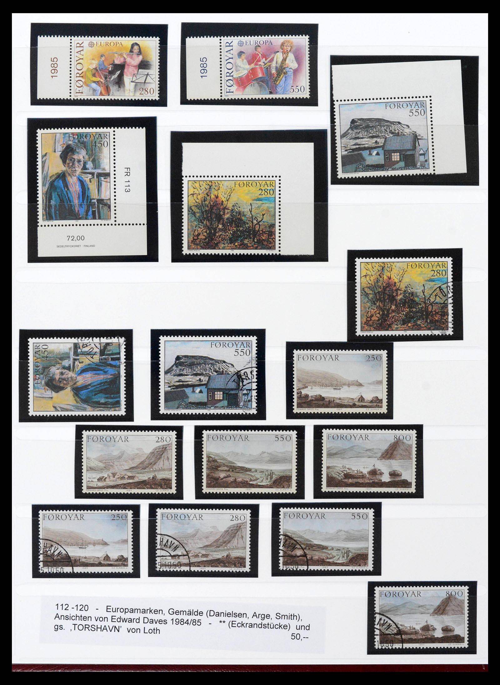 39198 0014 - Stamp collection 39198 Faeroer 1919-1996.