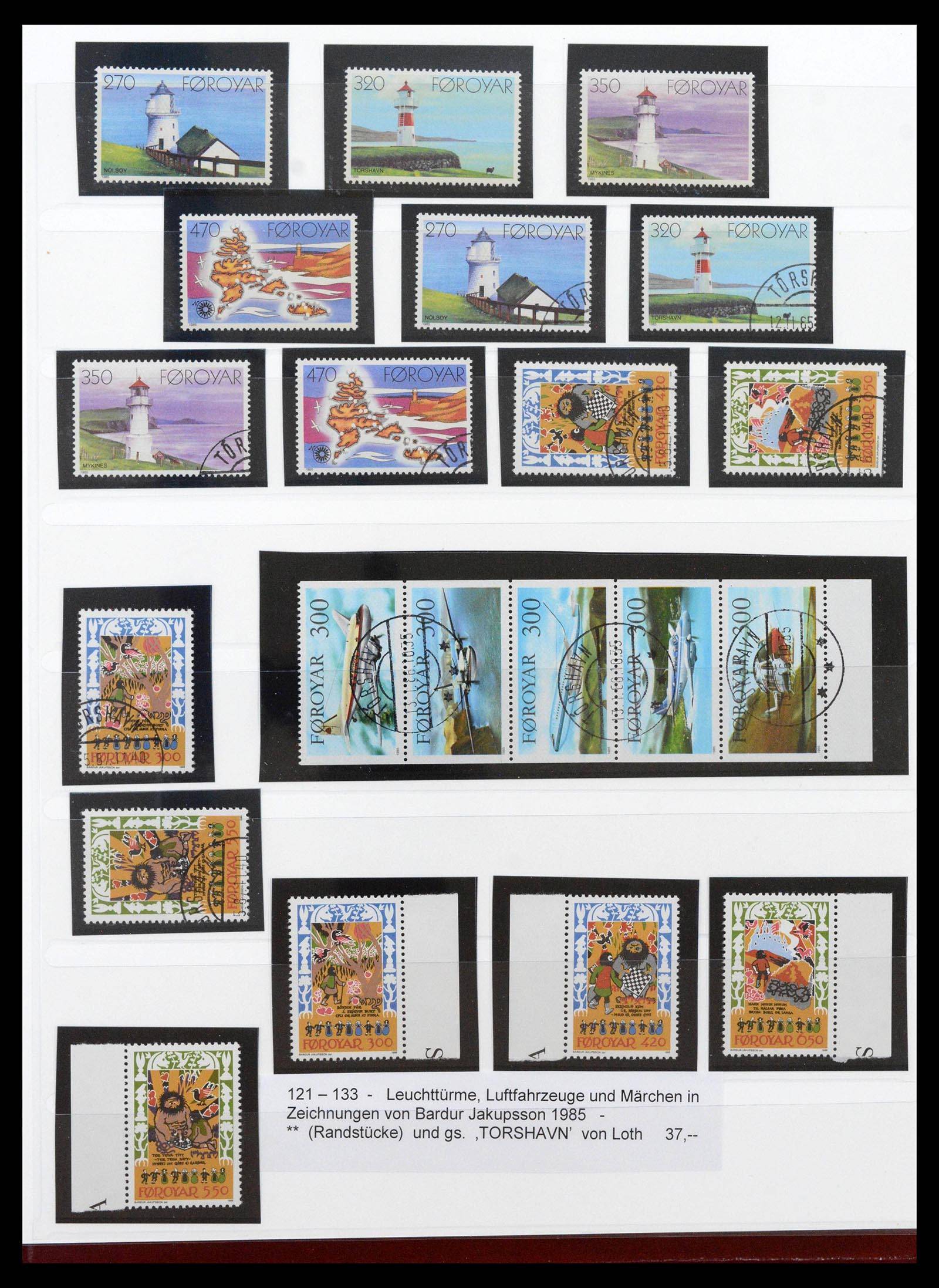 39198 0015 - Stamp collection 39198 Faeroer 1919-1996.