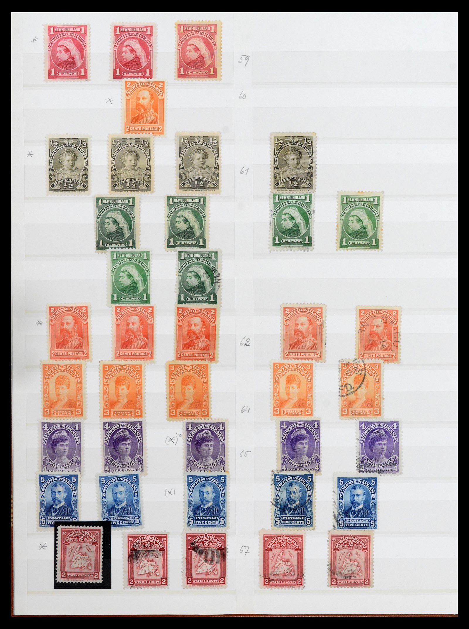 39199 0008 - Postzegelverzameling 39199 Canada en provinciën 1851-1970.