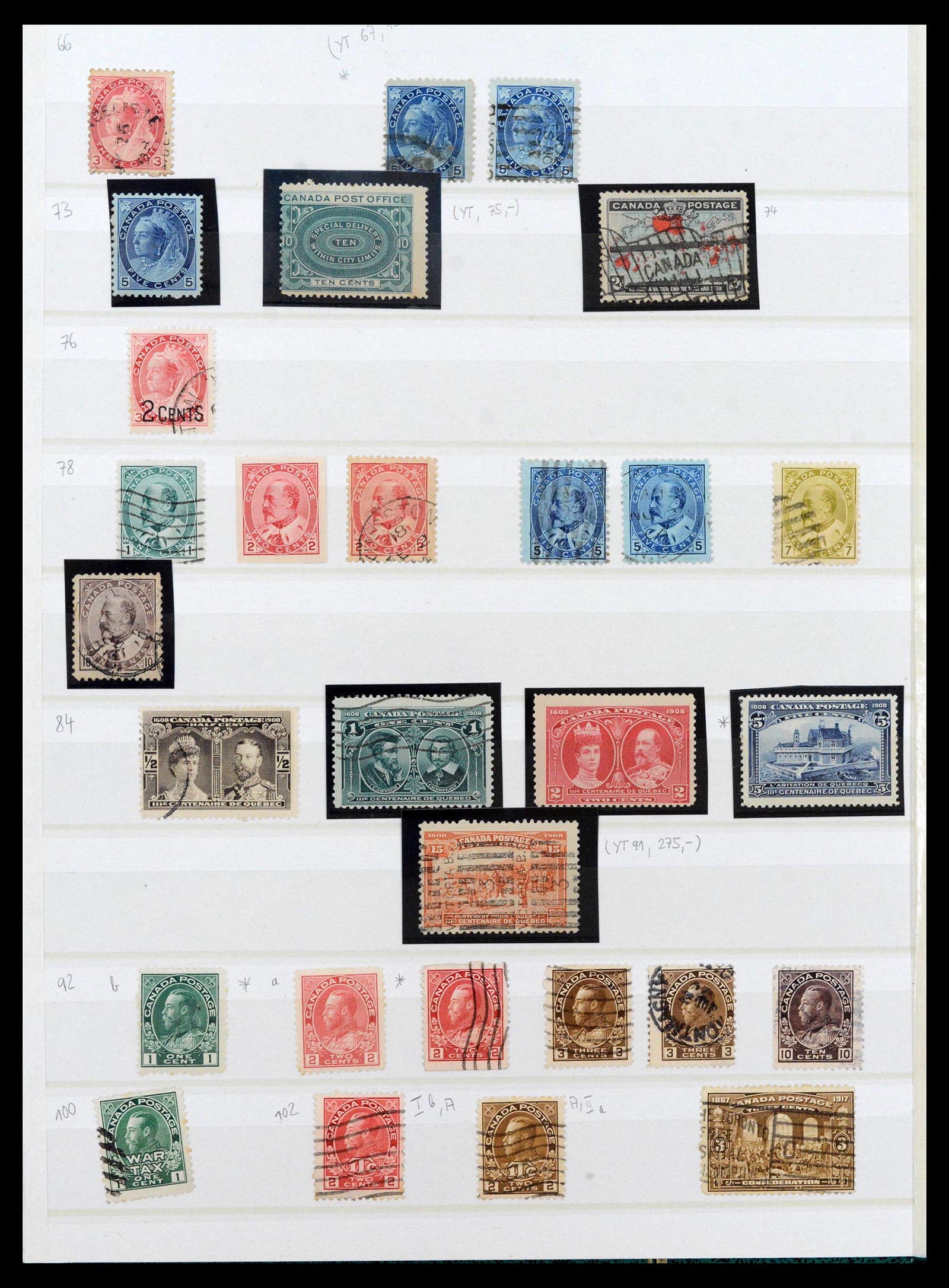 39199 0023 - Postzegelverzameling 39199 Canada en provinciën 1851-1970.