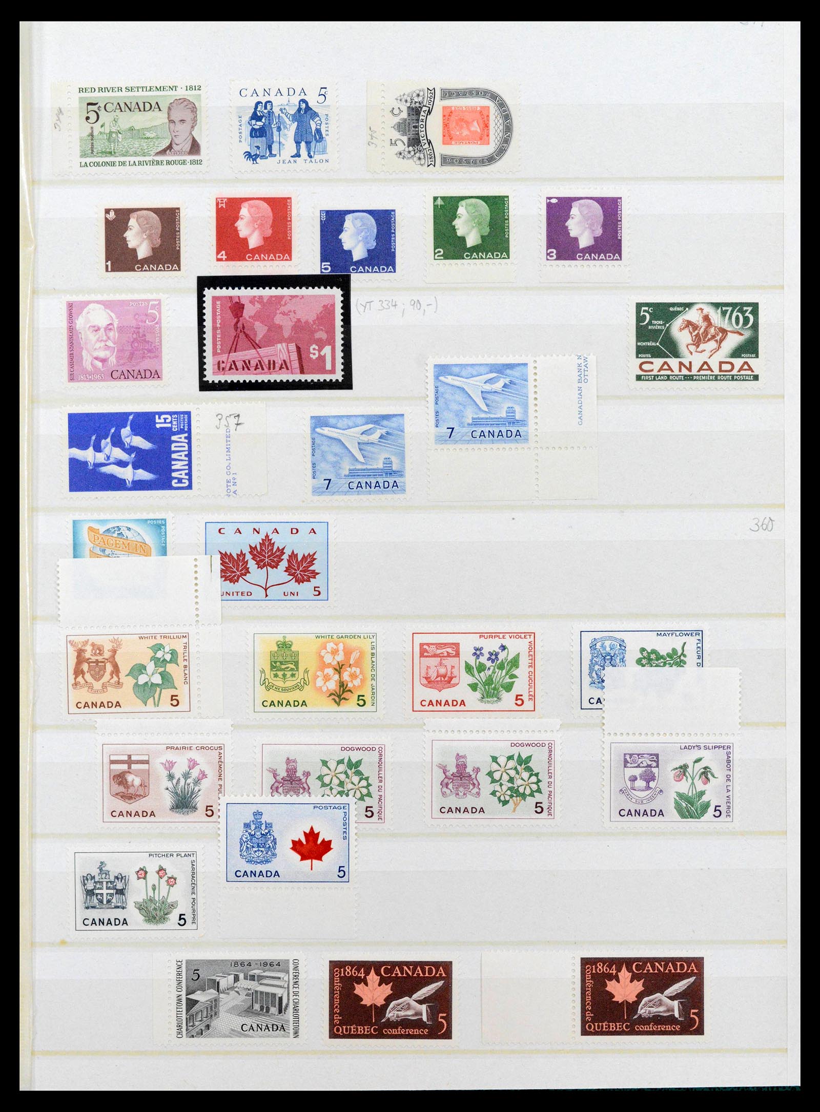 39199 0030 - Postzegelverzameling 39199 Canada en provinciën 1851-1970.