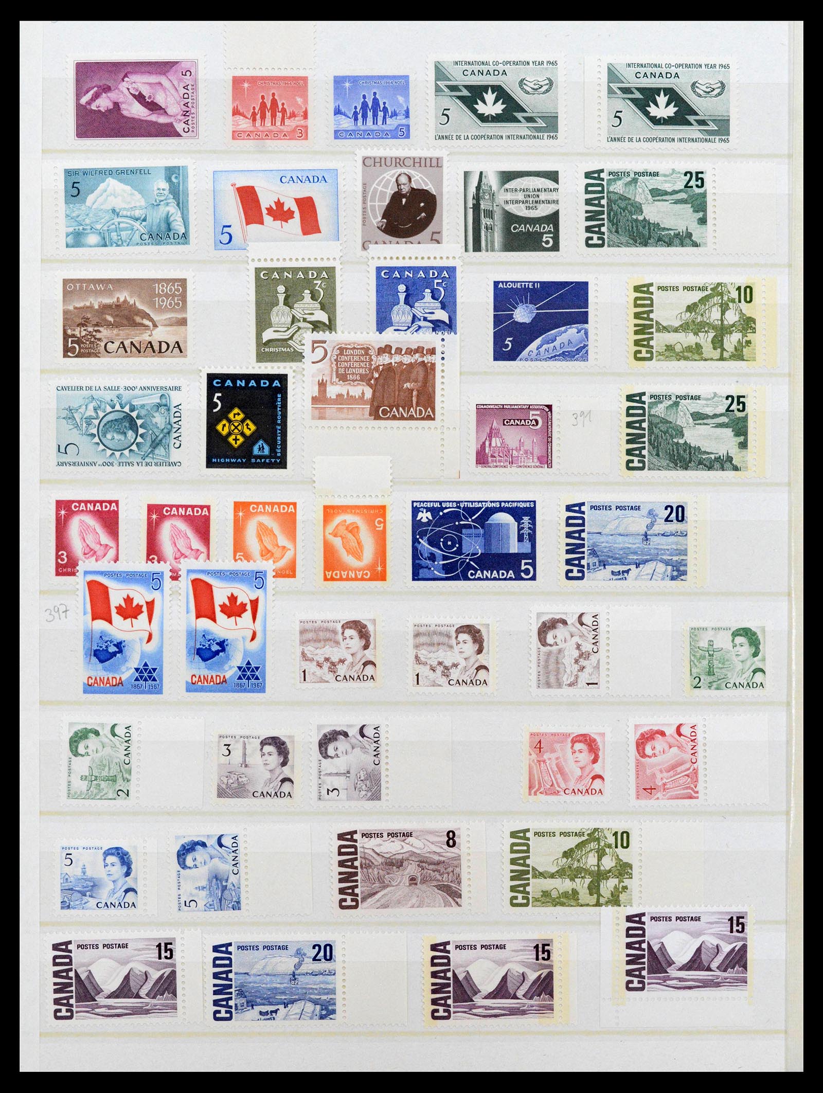 39199 0031 - Stamp collection 39199 Canada and provinces 1851-1970.