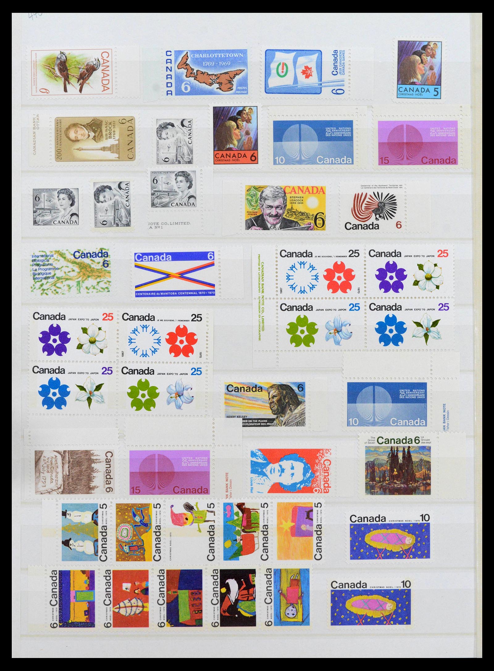 39199 0033 - Postzegelverzameling 39199 Canada en provinciën 1851-1970.