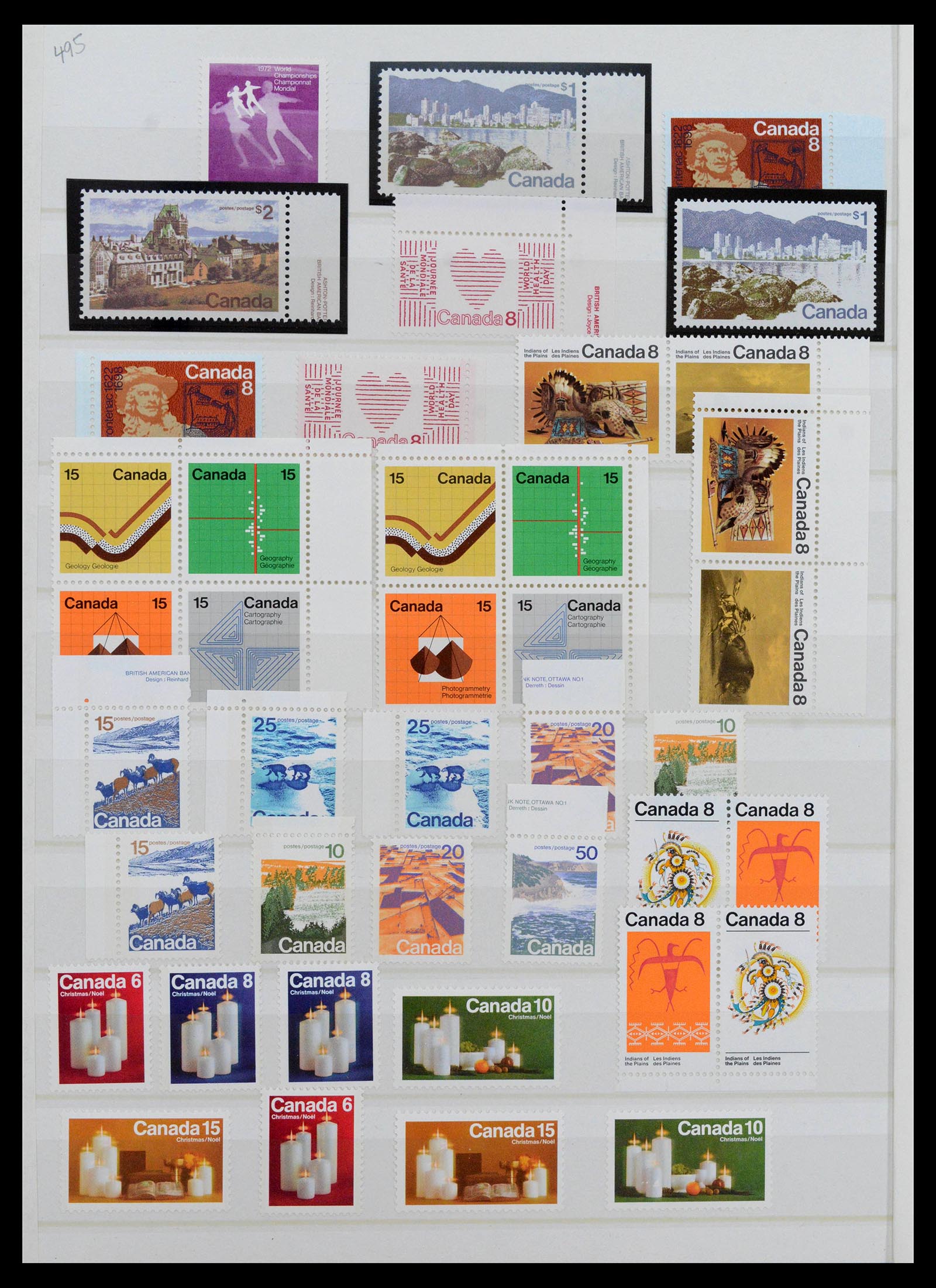 39199 0035 - Postzegelverzameling 39199 Canada en provinciën 1851-1970.