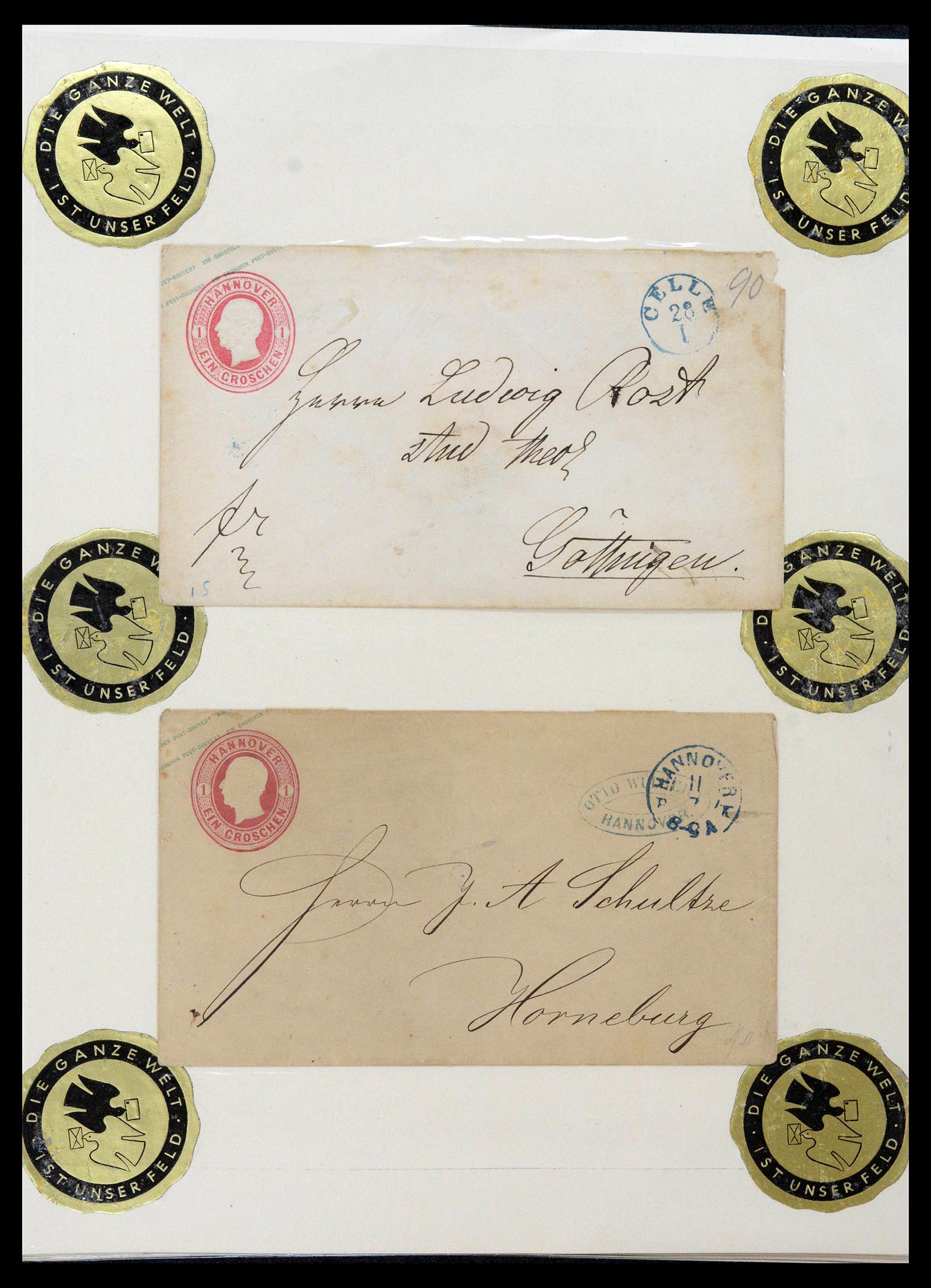 39200 0025 - Postzegelverzameling 39200 Hannover SUPER verzameling 1850-1864.