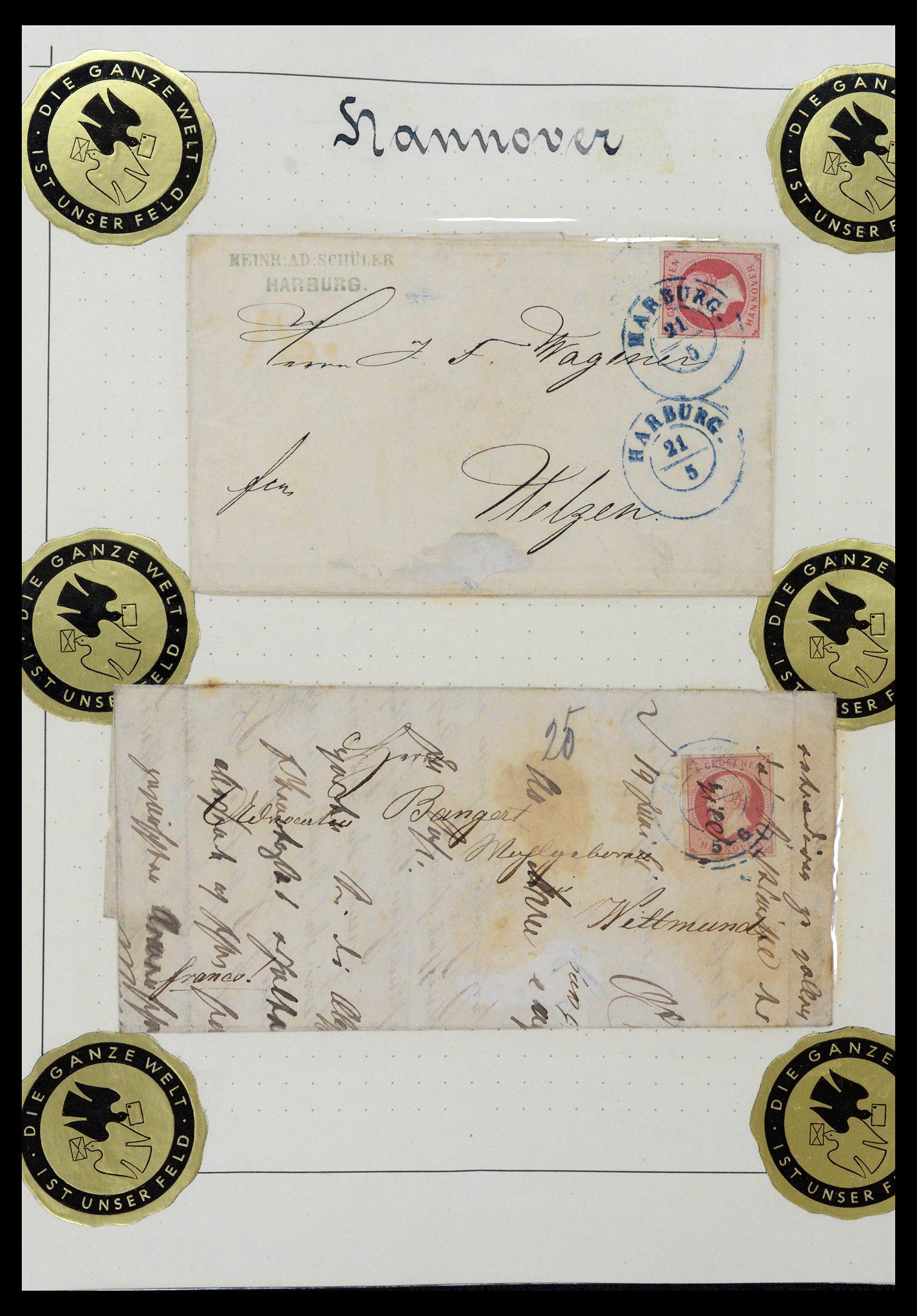 39200 0039 - Postzegelverzameling 39200 Hannover SUPER verzameling 1850-1864.