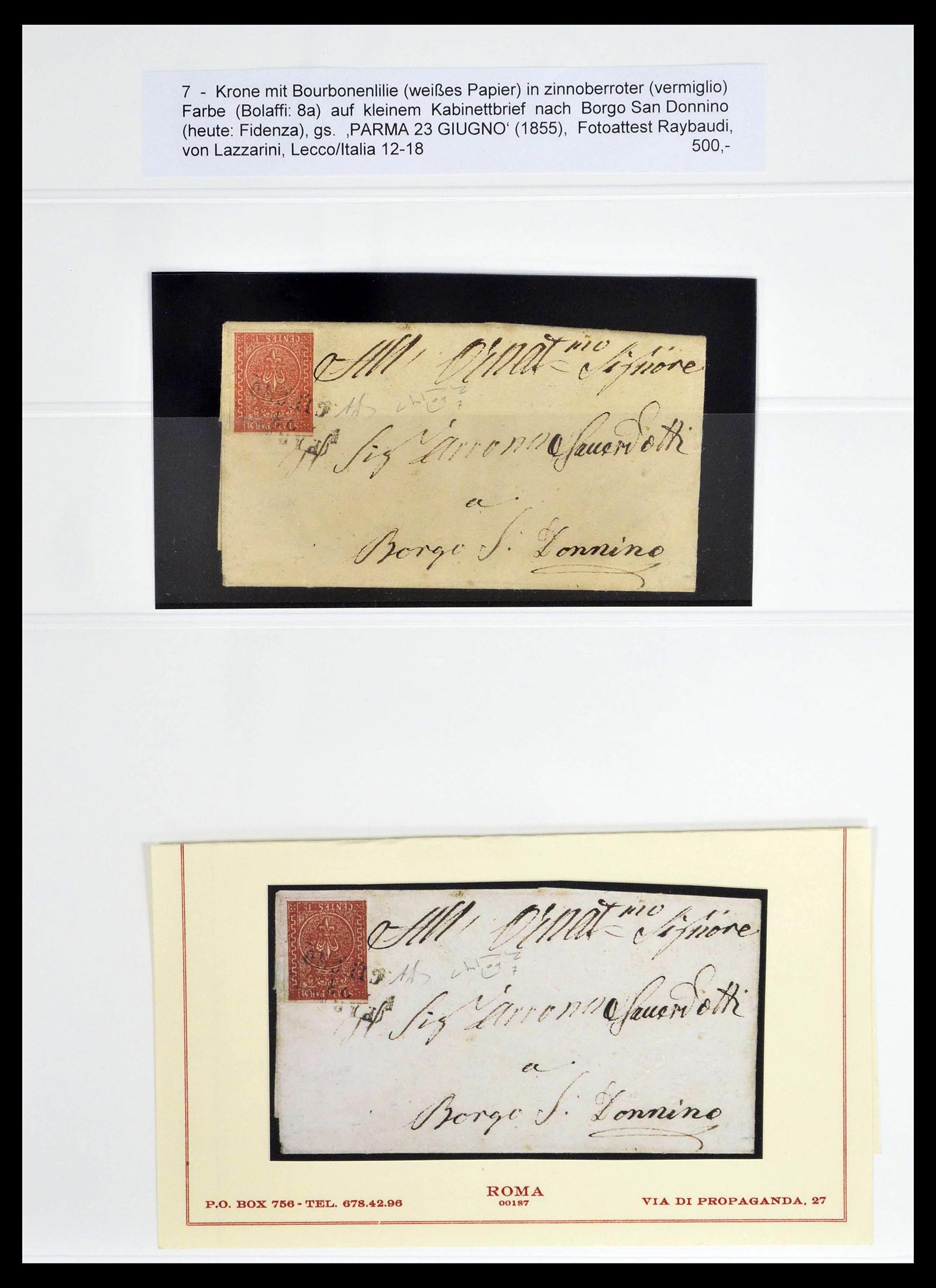 39203 0011 - Postzegelverzameling 39203 Parma 1806-1859.