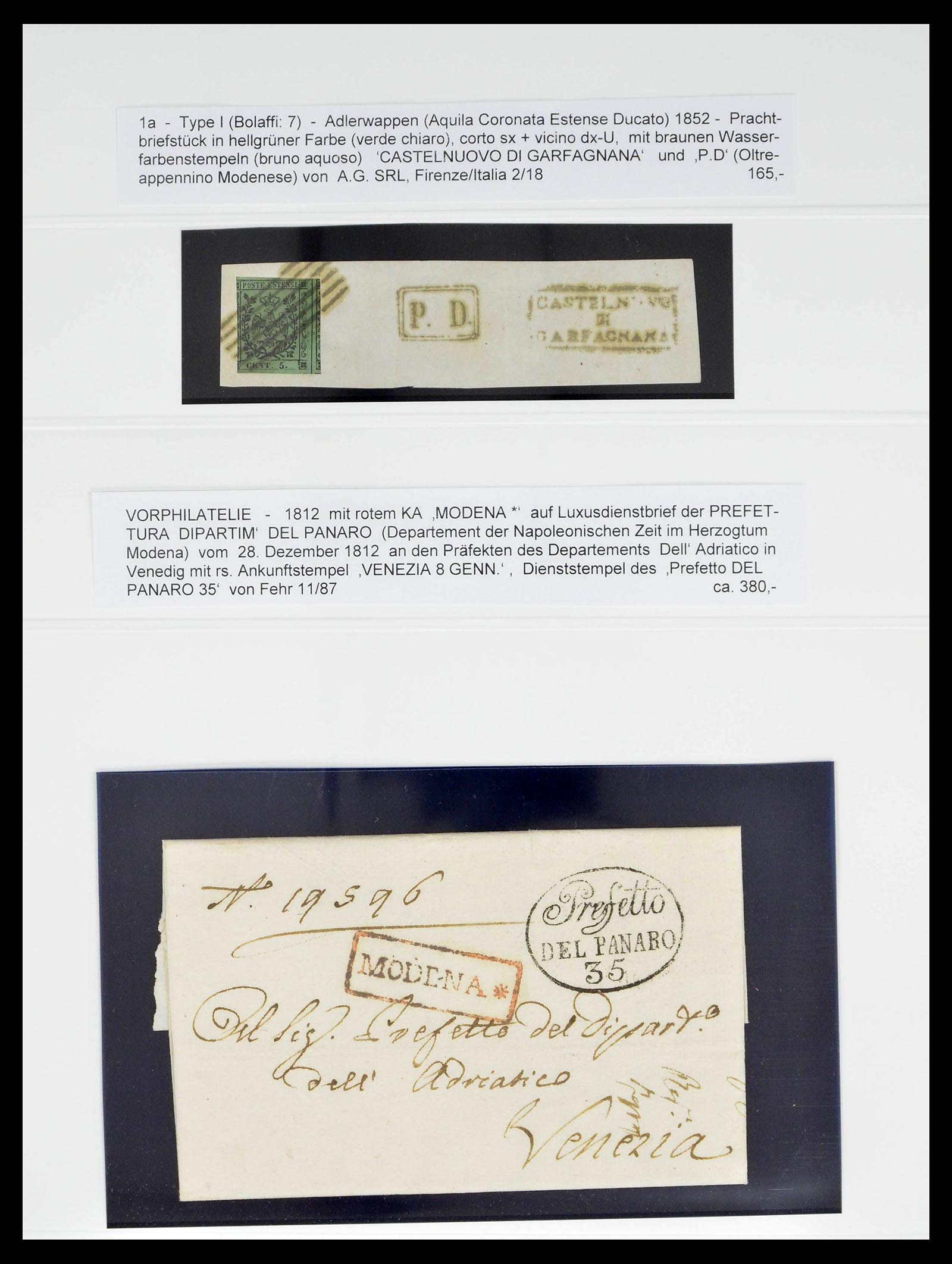 39204 0003 - Stamp collection 39204 Modena 1776 (!)-1859.