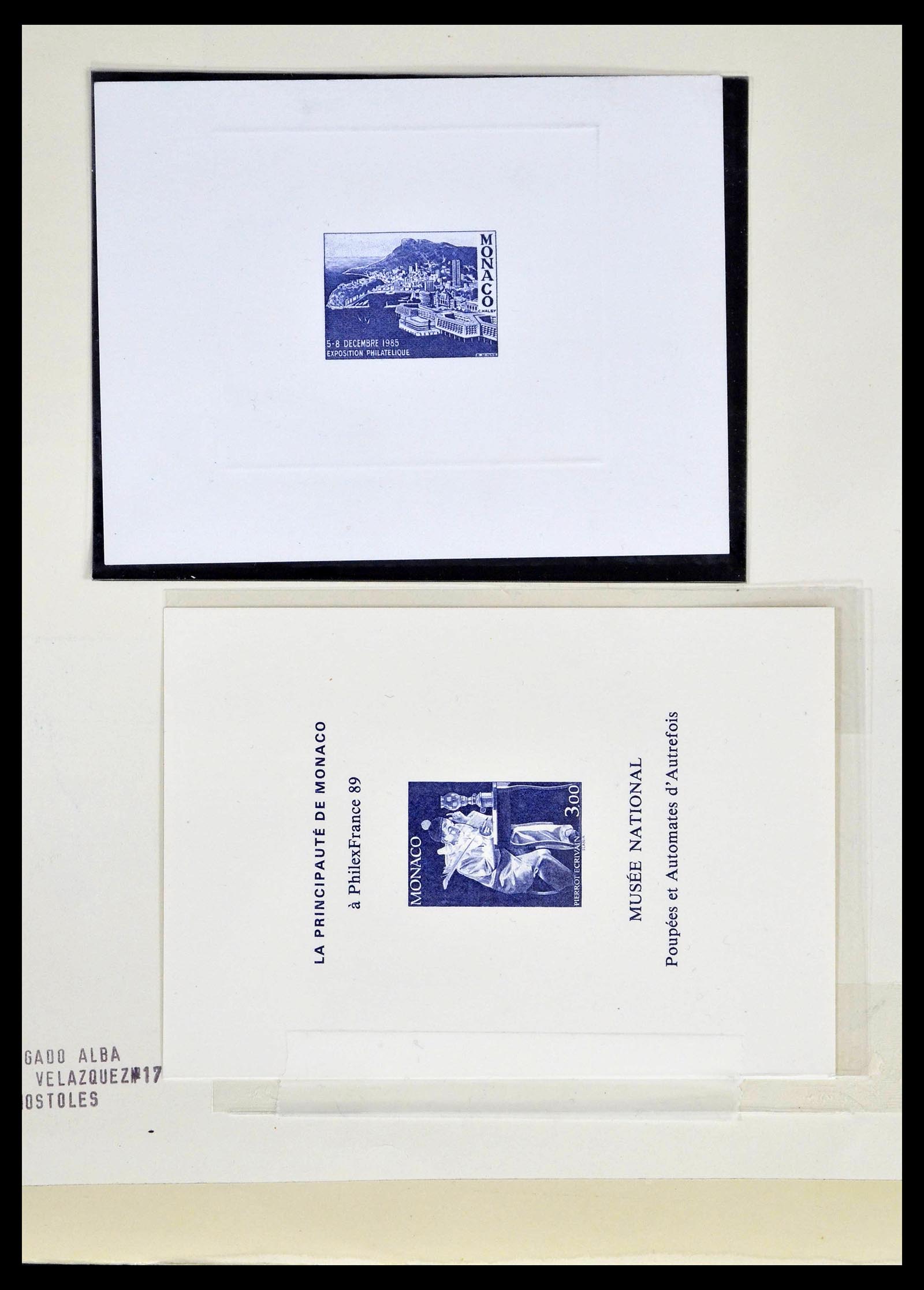 39205 0001 - Postzegelverzameling 39205 Monaco 1885-1982.