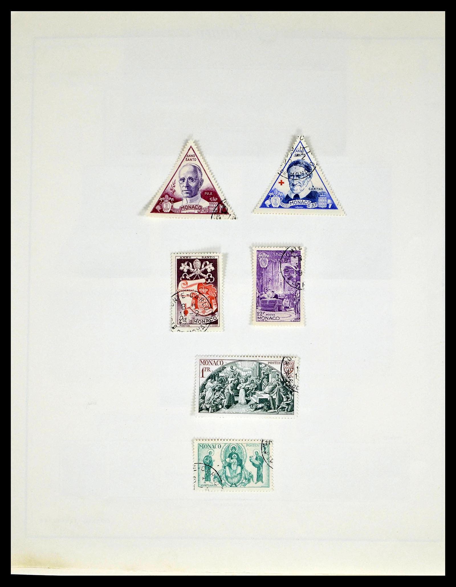 39205 0023 - Postzegelverzameling 39205 Monaco 1885-1982.