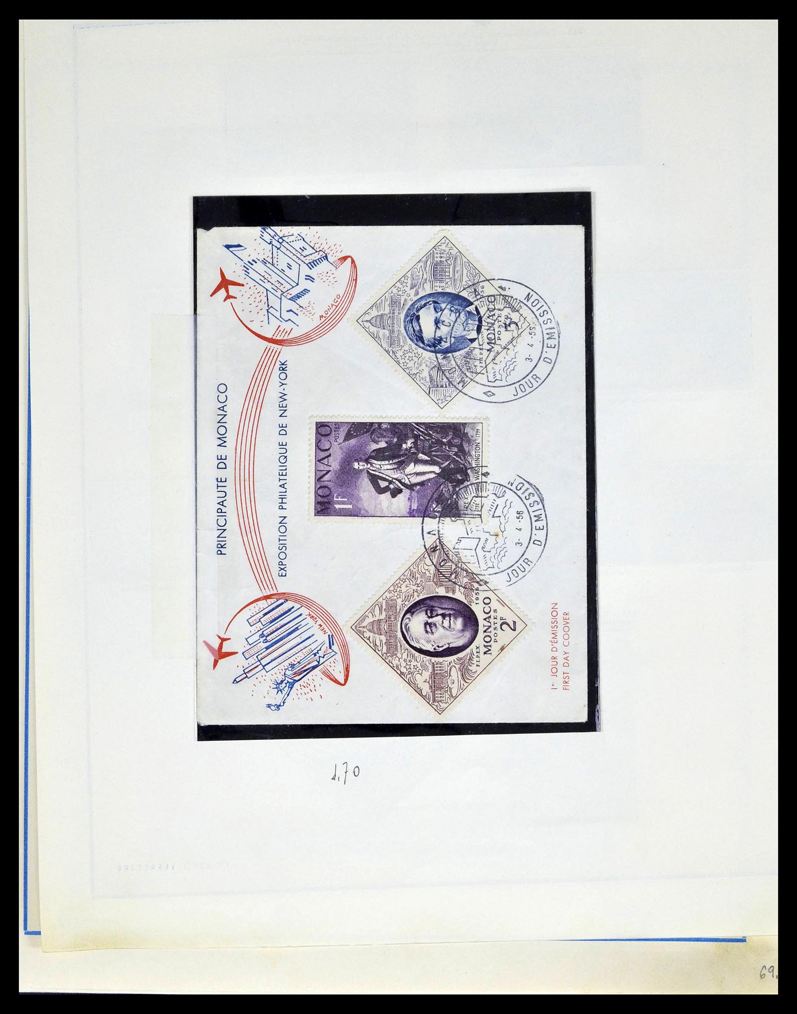 39205 0030 - Postzegelverzameling 39205 Monaco 1885-1982.