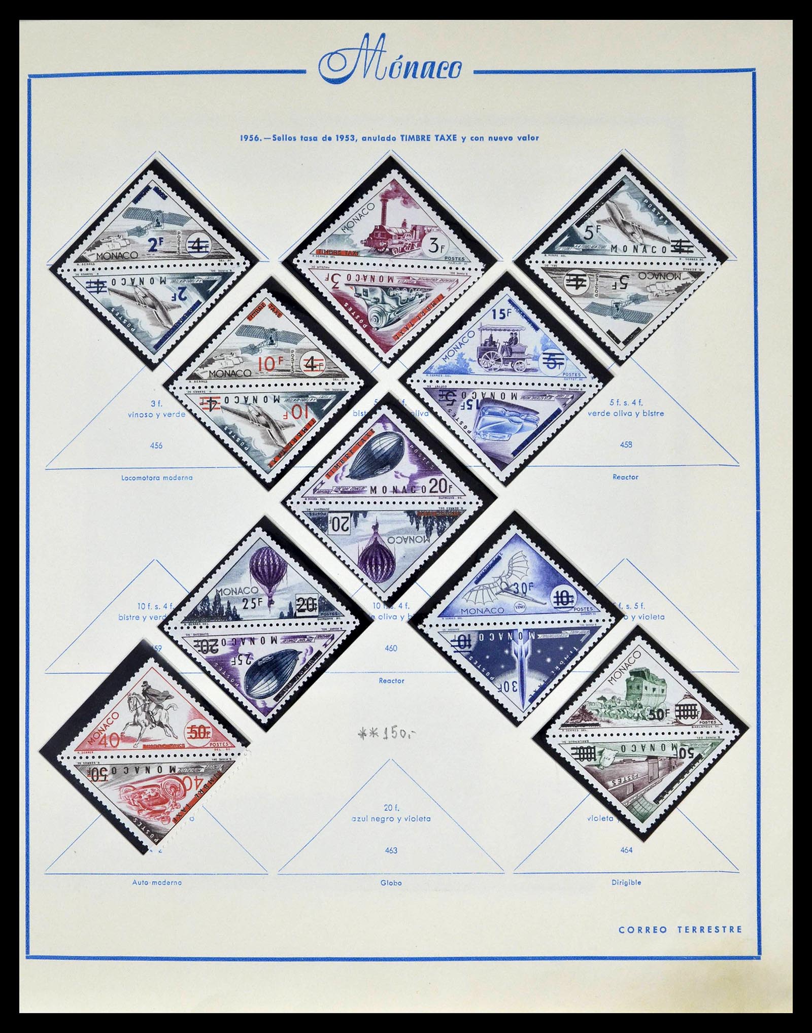 39205 0032 - Postzegelverzameling 39205 Monaco 1885-1982.