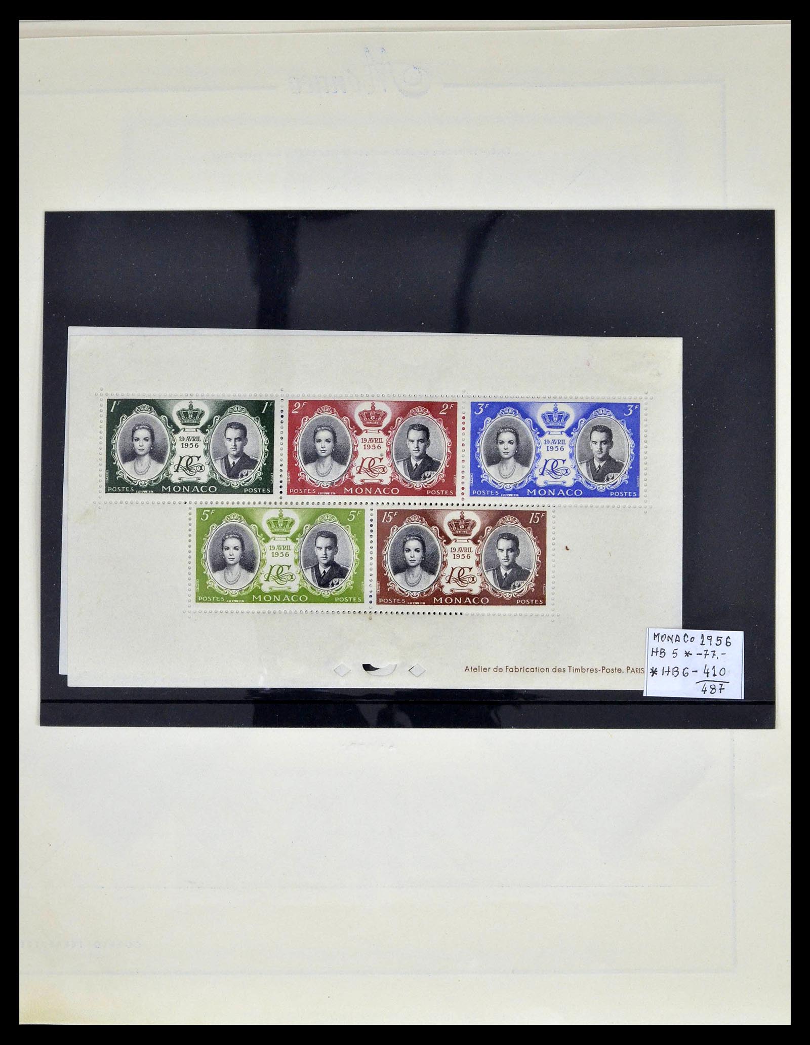 39205 0034 - Postzegelverzameling 39205 Monaco 1885-1982.