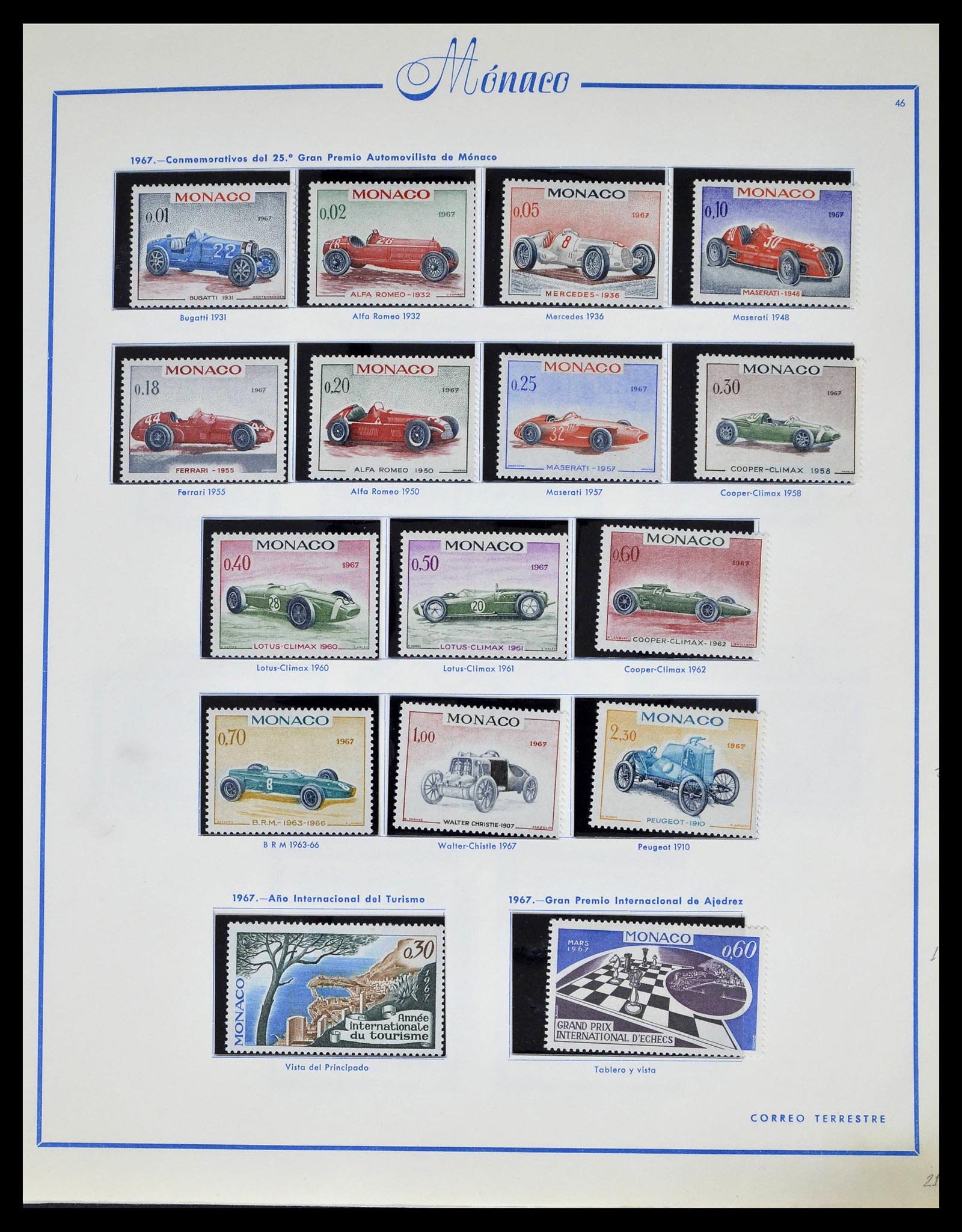 39205 0055 - Postzegelverzameling 39205 Monaco 1885-1982.