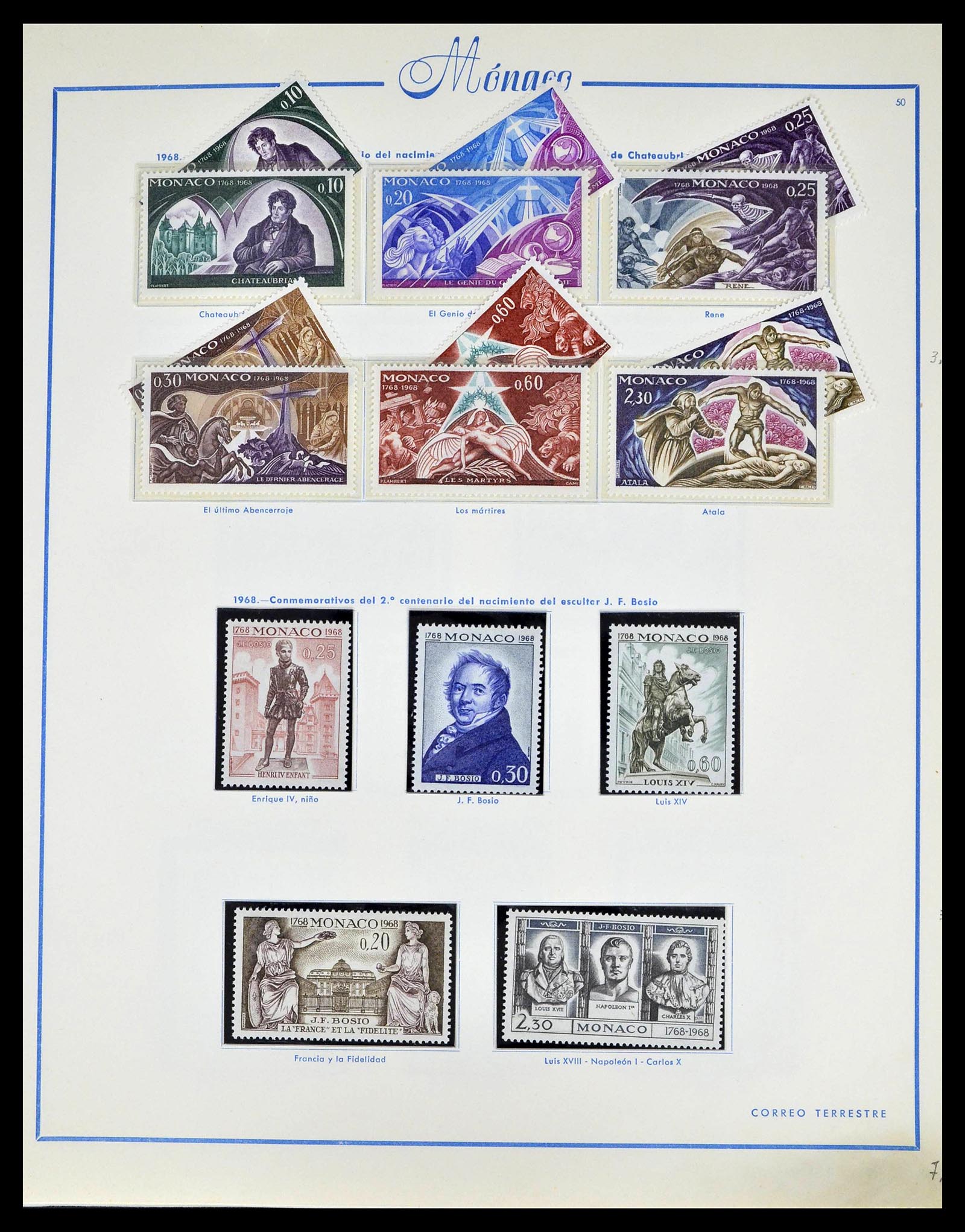 39205 0059 - Postzegelverzameling 39205 Monaco 1885-1982.