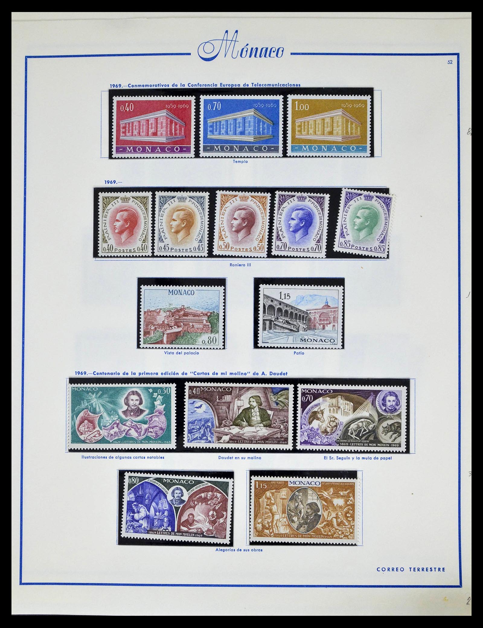 39205 0061 - Postzegelverzameling 39205 Monaco 1885-1982.