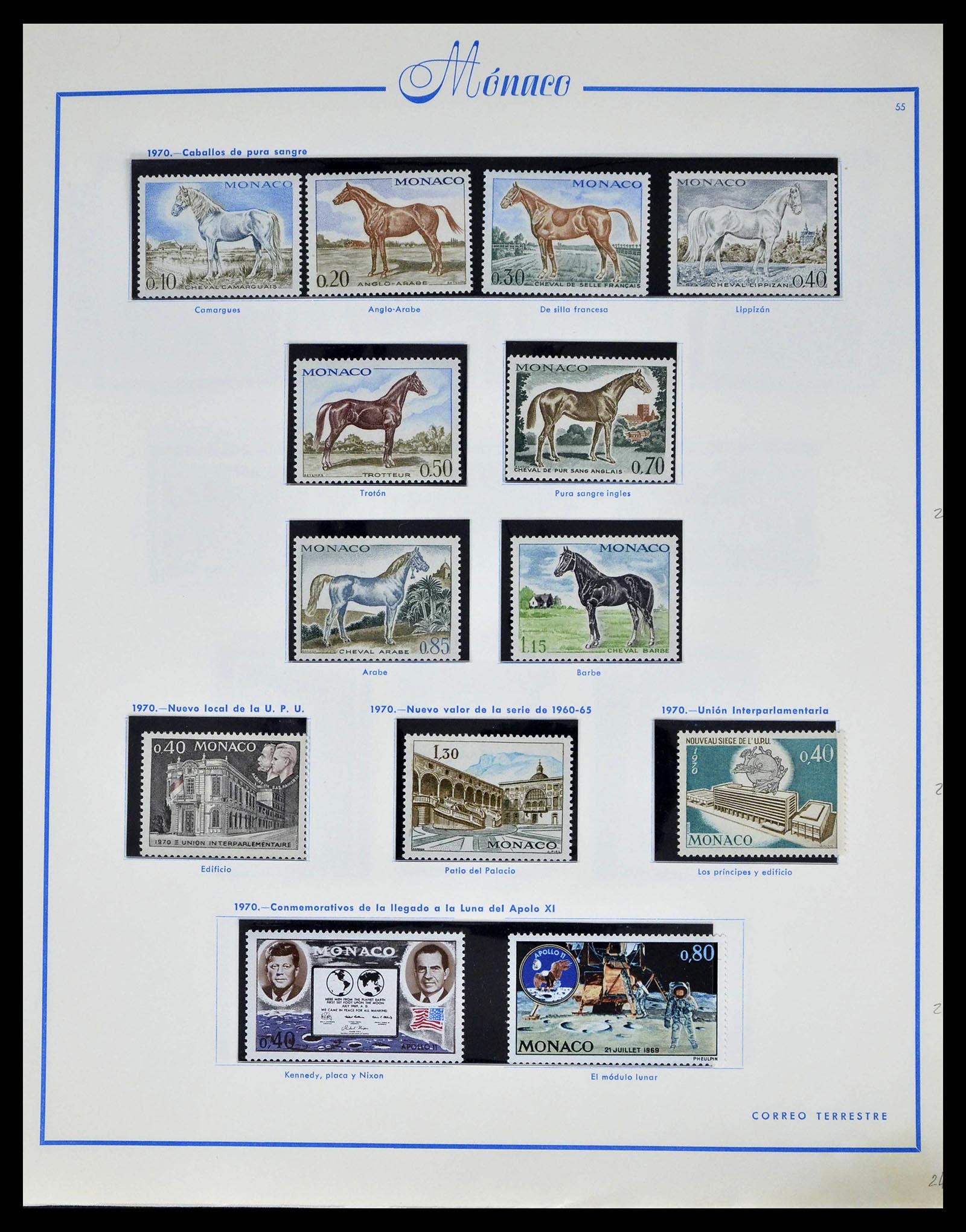 39205 0064 - Postzegelverzameling 39205 Monaco 1885-1982.