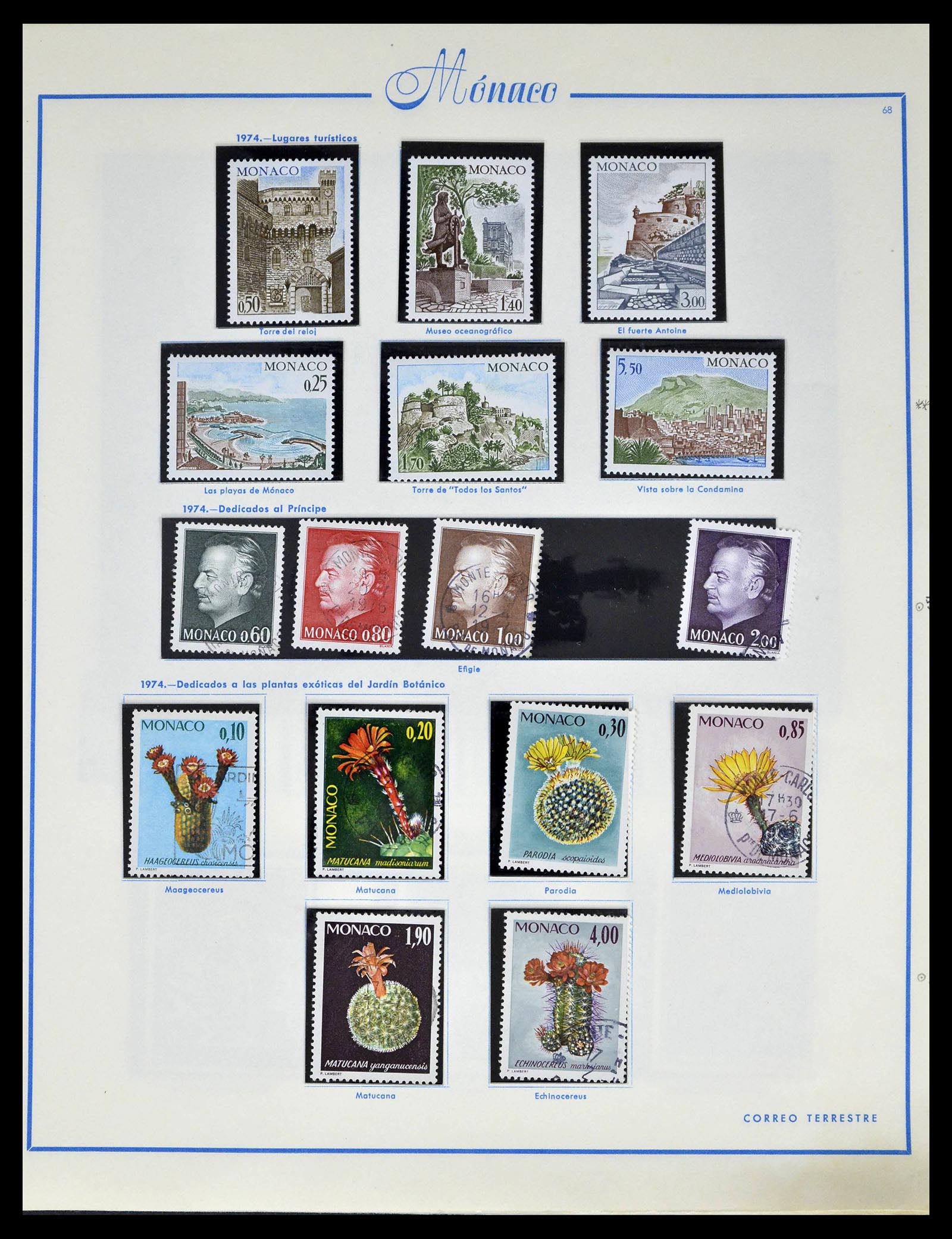 39205 0079 - Postzegelverzameling 39205 Monaco 1885-1982.