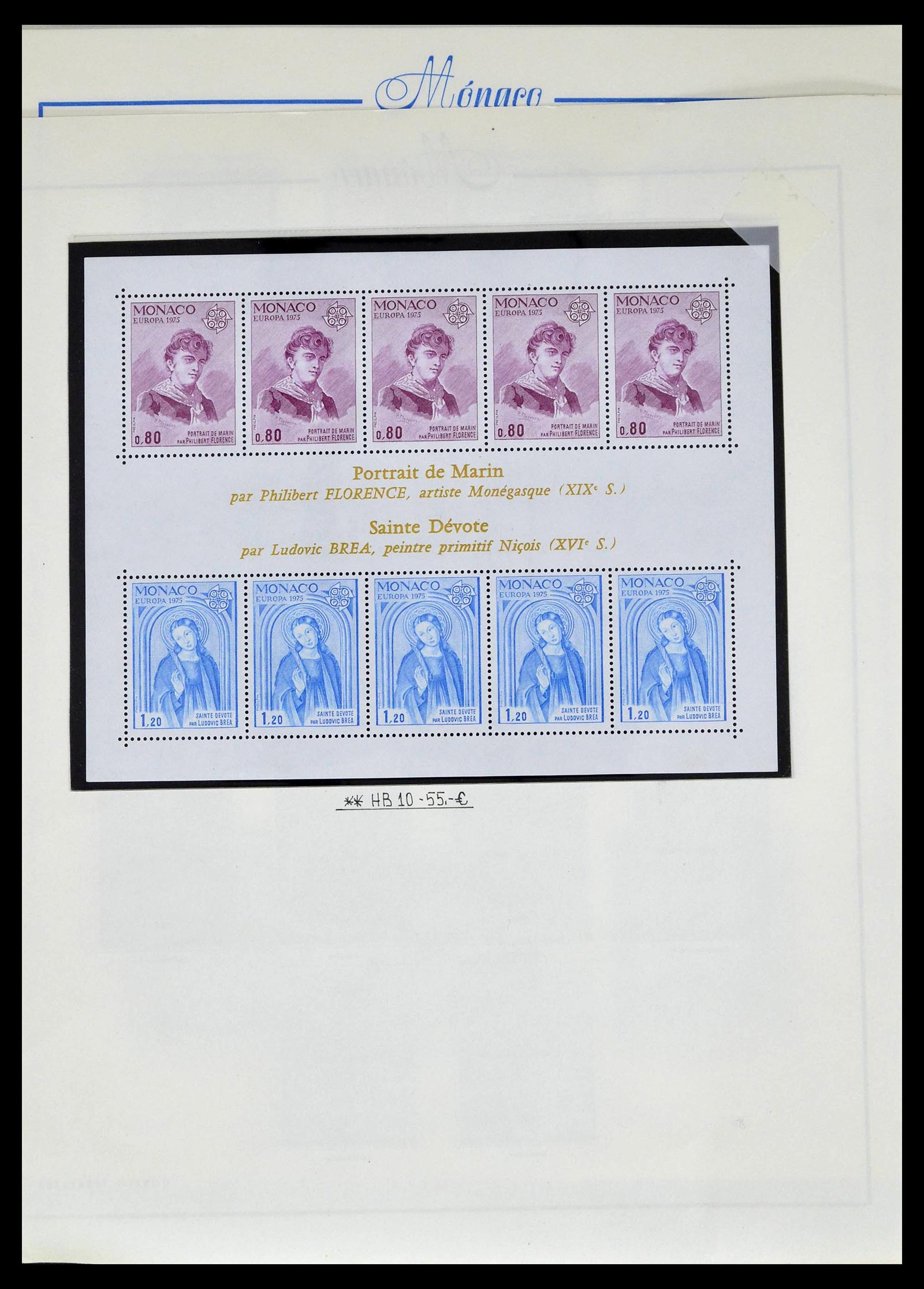 39205 0080 - Postzegelverzameling 39205 Monaco 1885-1982.