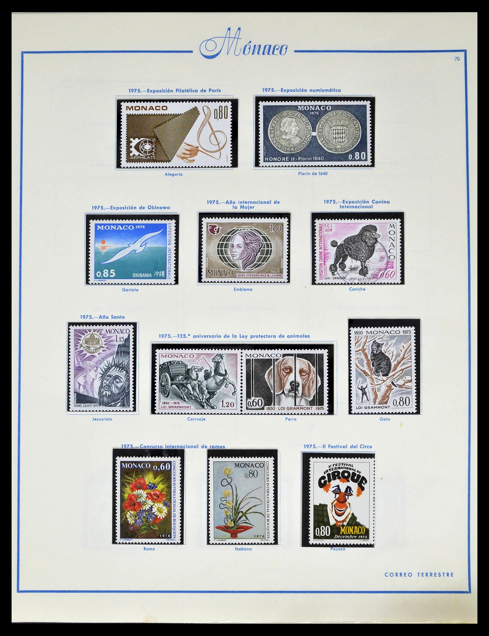 39205 0082 - Stamp collection 39205 Monaco 1885-1982.