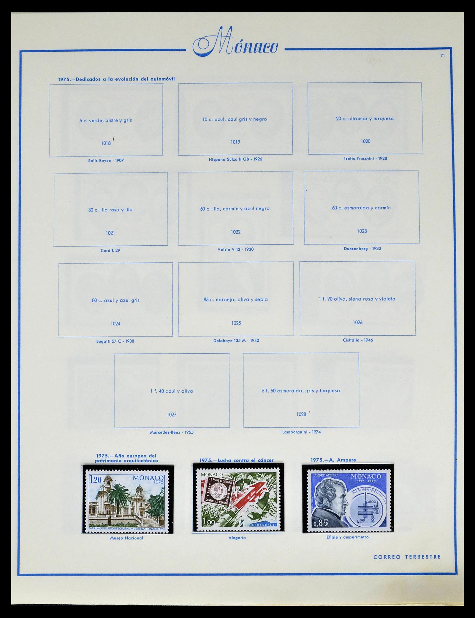 39205 0083 - Stamp collection 39205 Monaco 1885-1982.