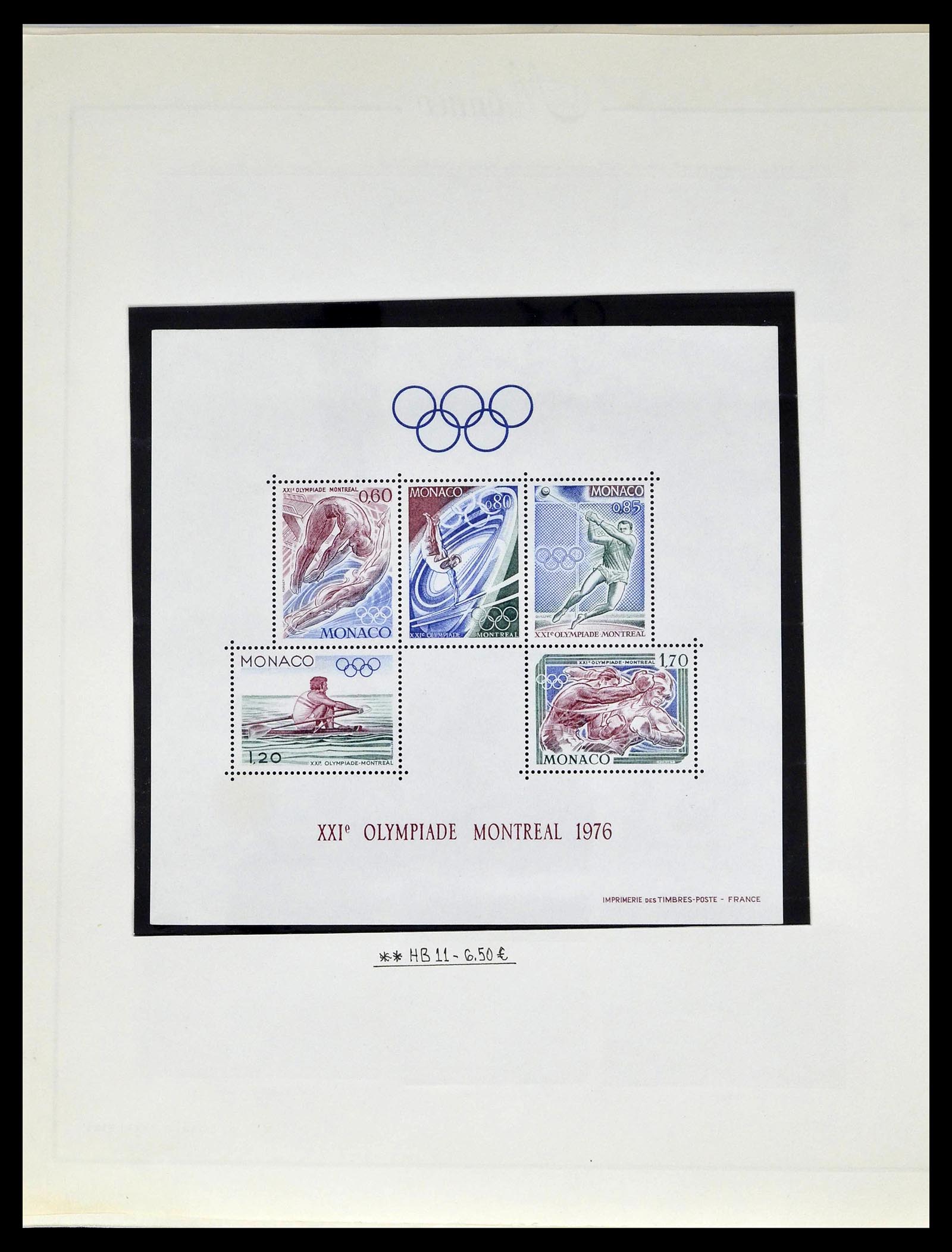 39205 0085 - Postzegelverzameling 39205 Monaco 1885-1982.