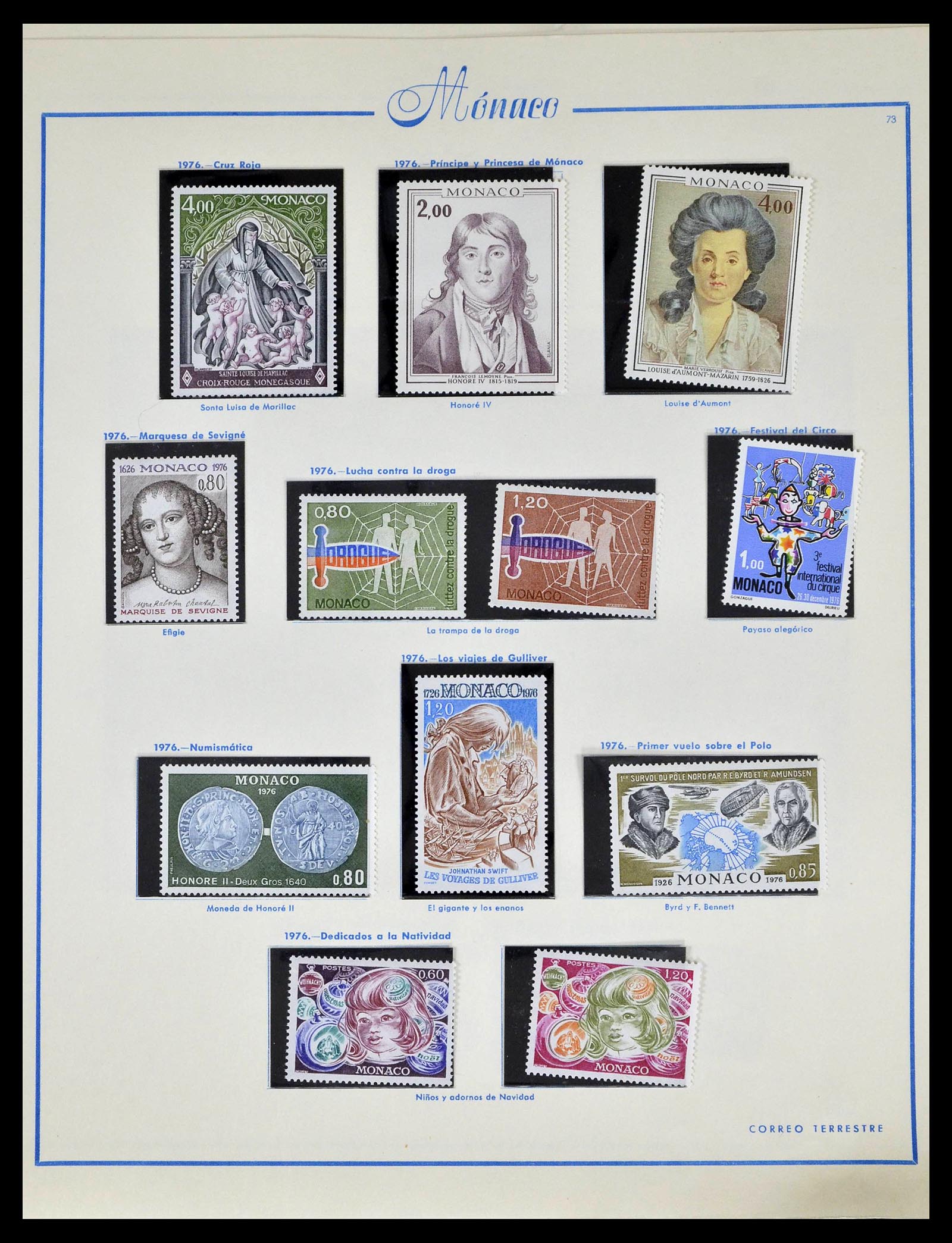 39205 0086 - Postzegelverzameling 39205 Monaco 1885-1982.