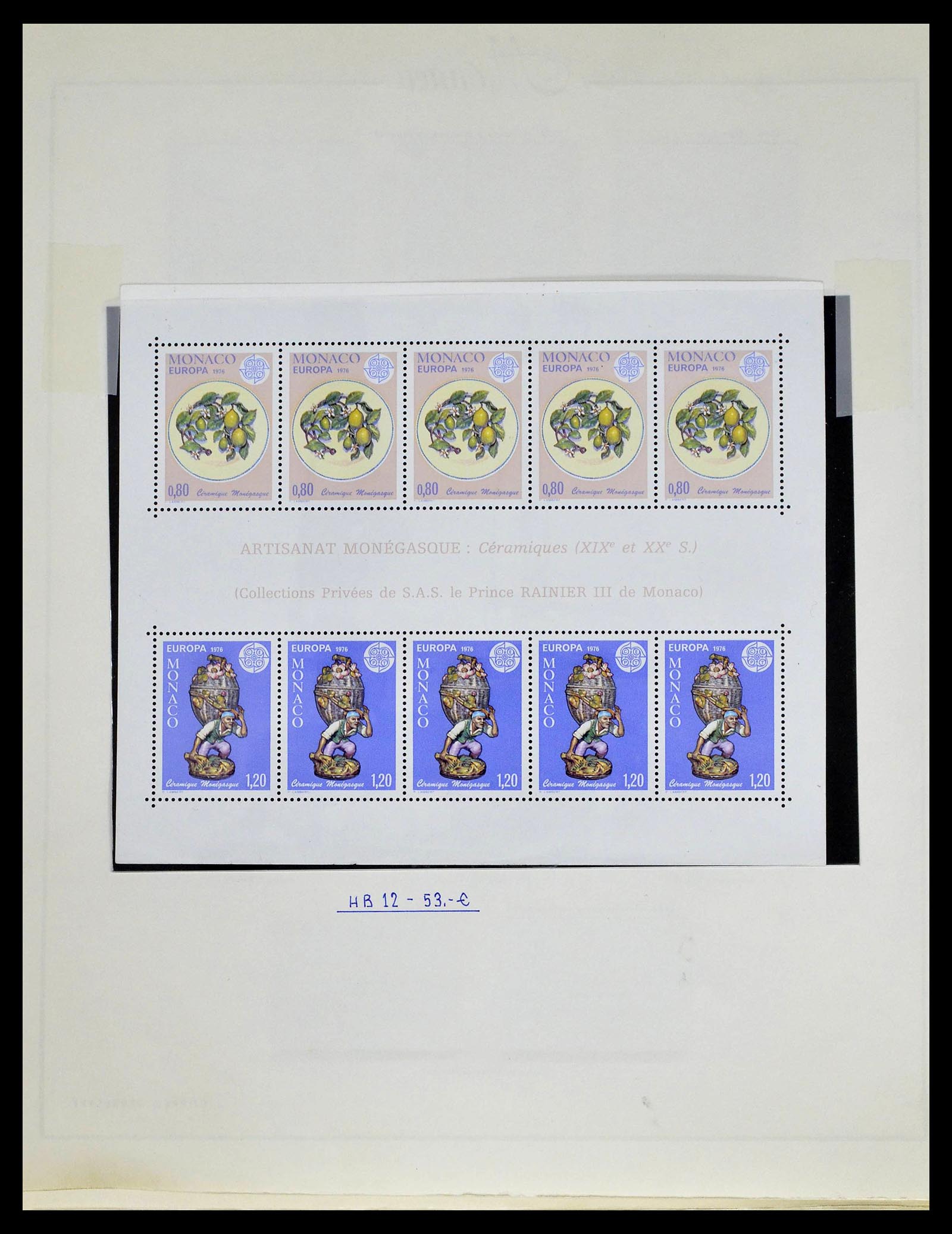 39205 0087 - Postzegelverzameling 39205 Monaco 1885-1982.