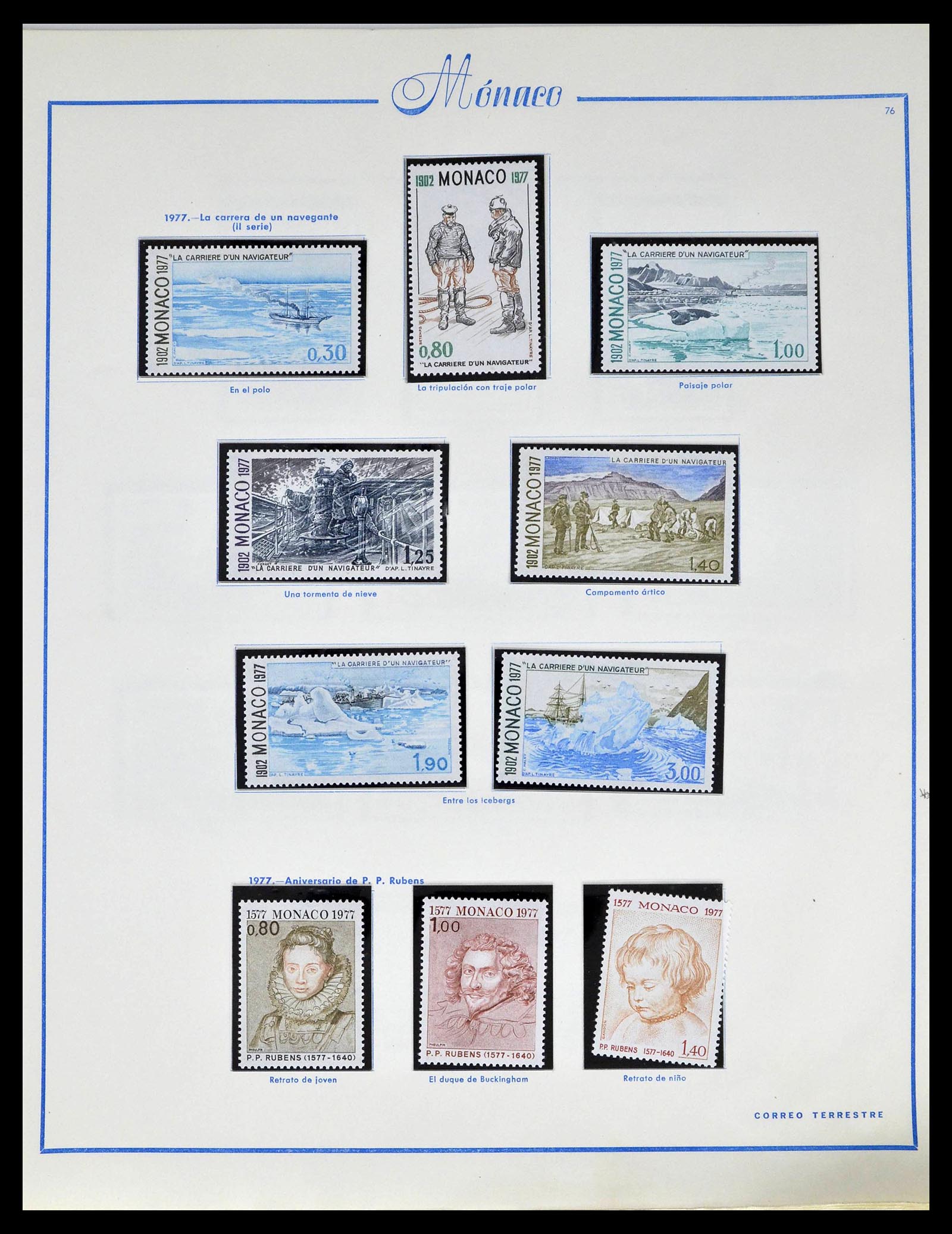 39205 0091 - Postzegelverzameling 39205 Monaco 1885-1982.