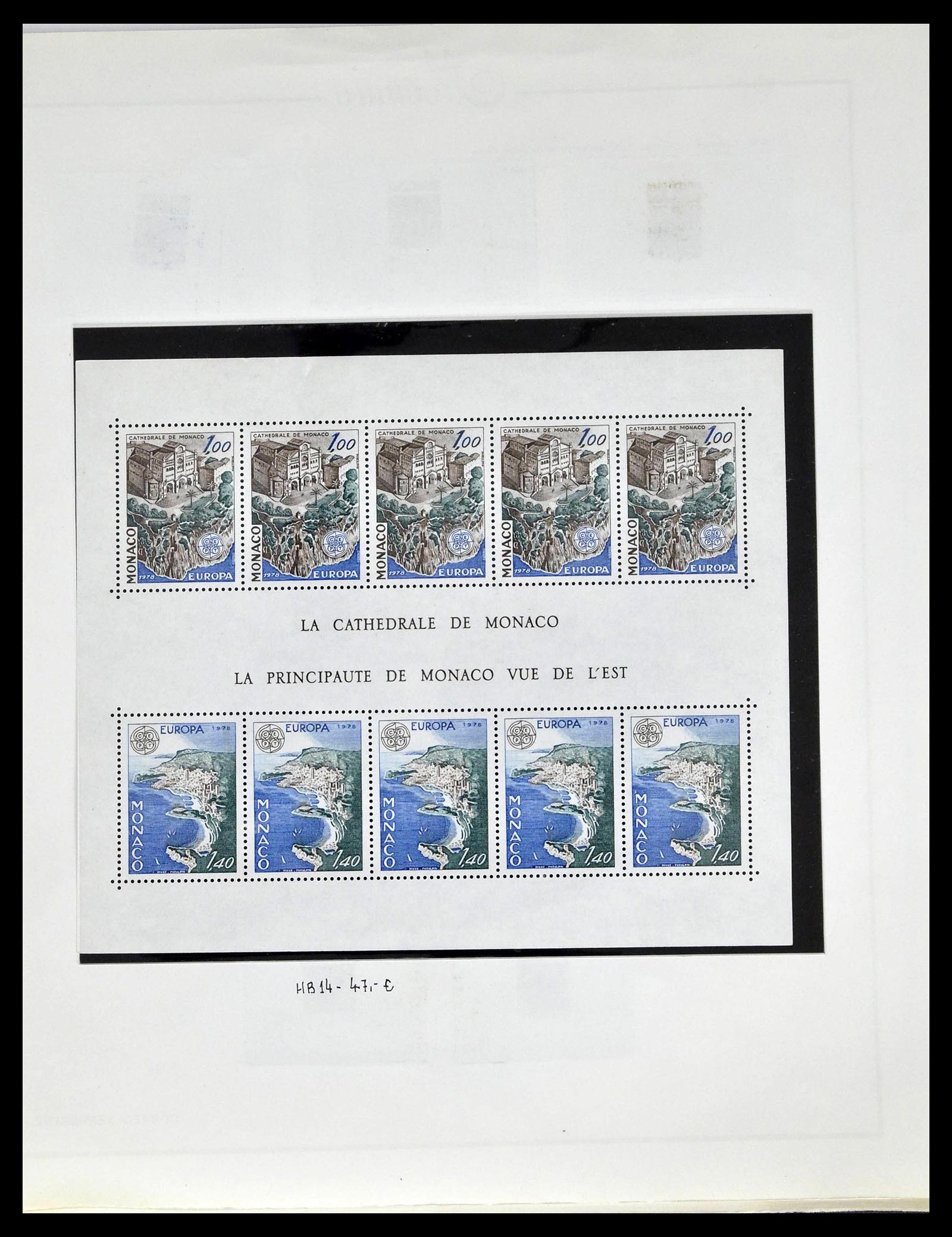 39205 0095 - Postzegelverzameling 39205 Monaco 1885-1982.