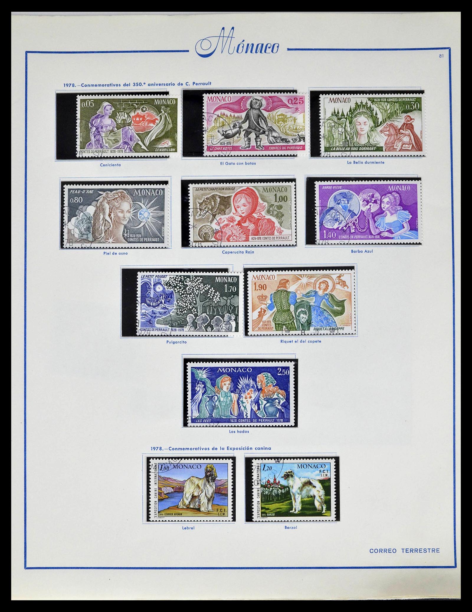 39205 0097 - Stamp collection 39205 Monaco 1885-1982.