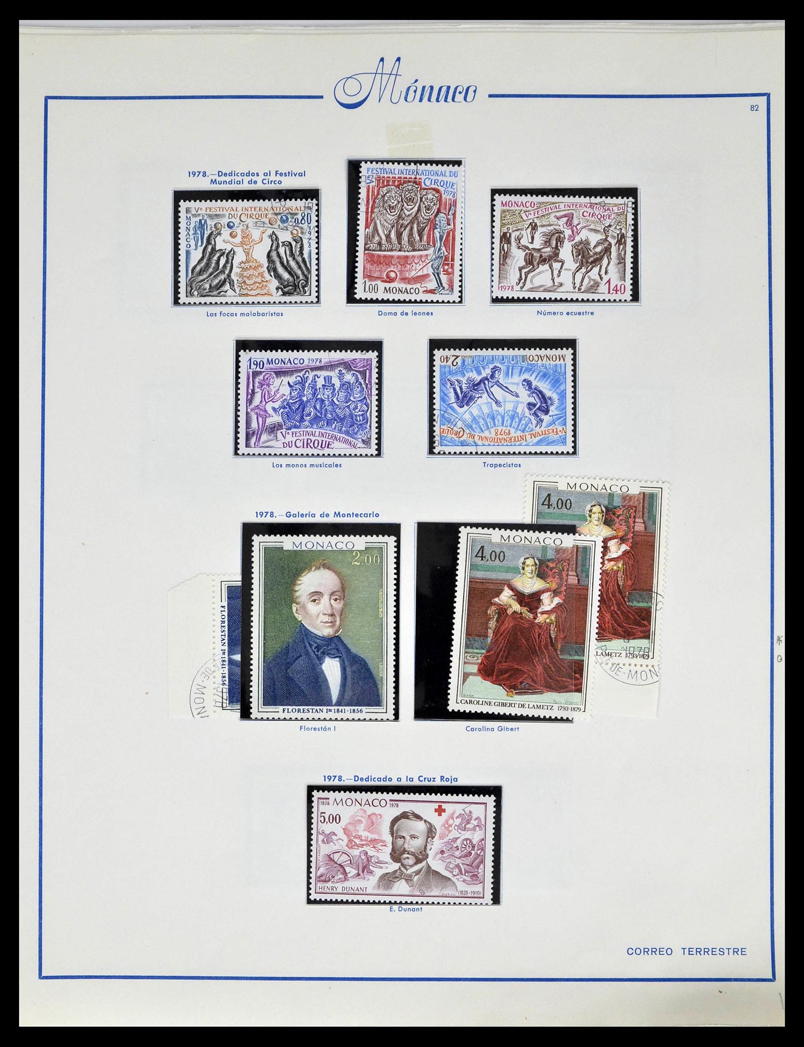 39205 0099 - Postzegelverzameling 39205 Monaco 1885-1982.