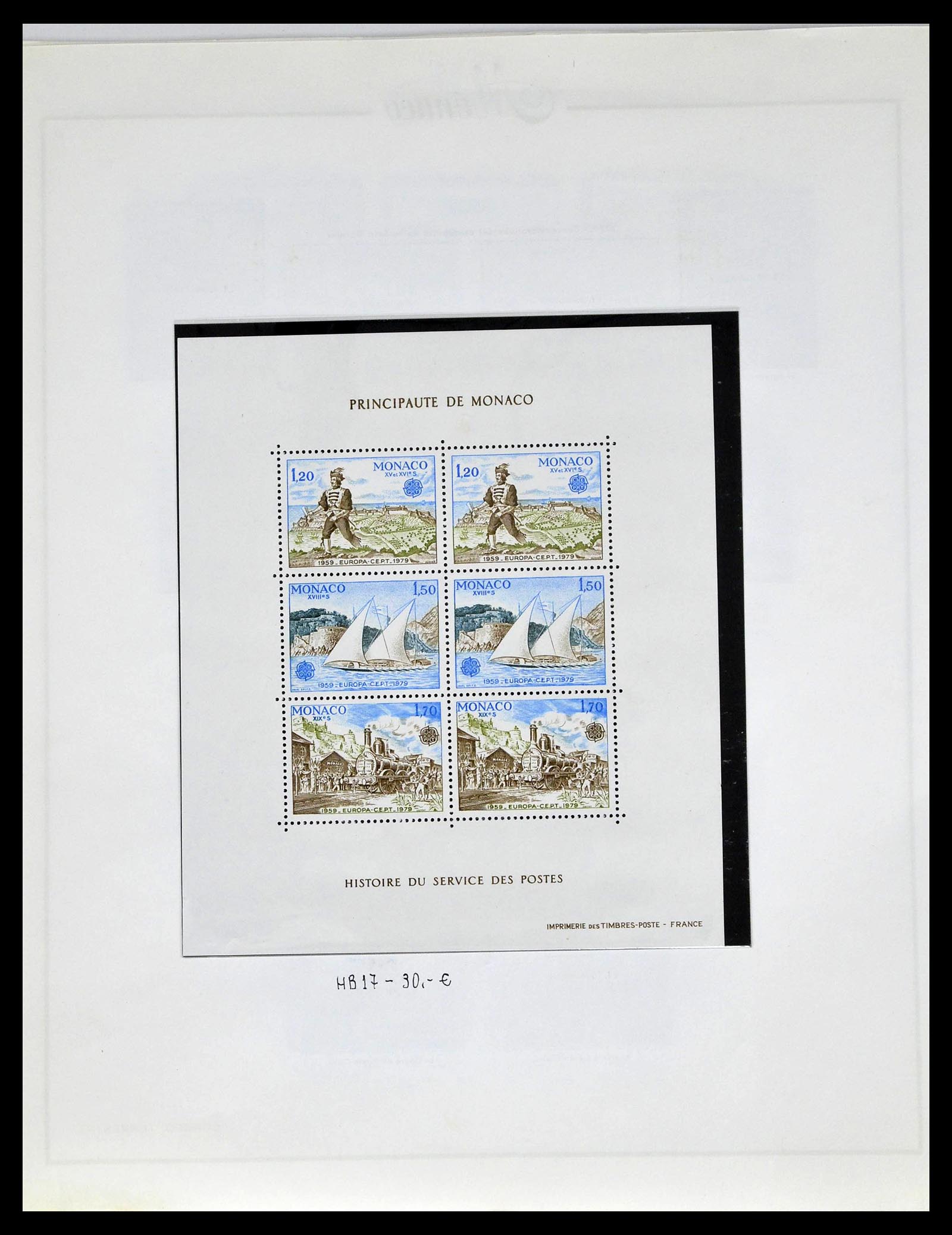 39205 0101 - Postzegelverzameling 39205 Monaco 1885-1982.