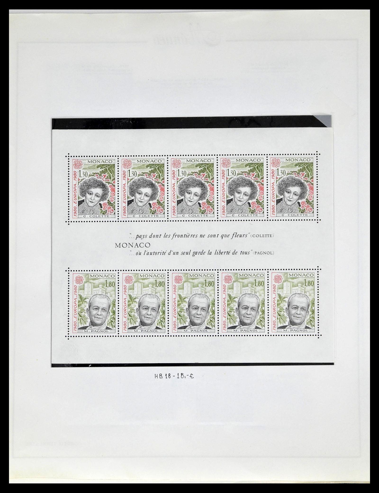 39205 0105 - Postzegelverzameling 39205 Monaco 1885-1982.