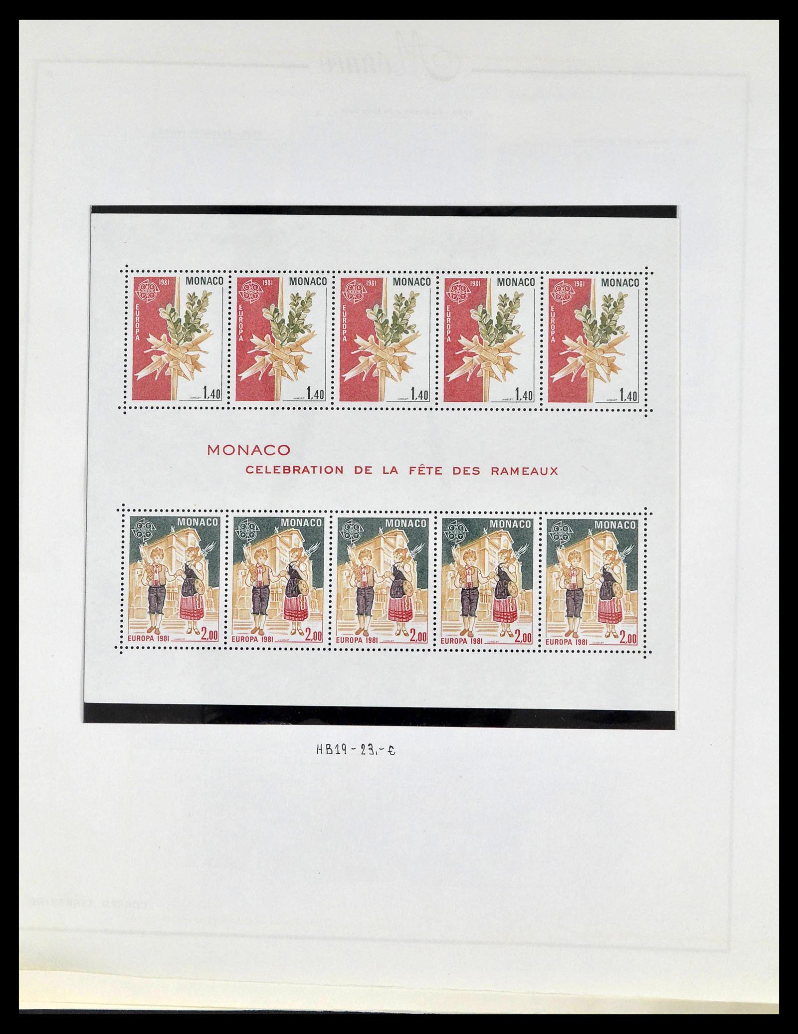39205 0110 - Stamp collection 39205 Monaco 1885-1982.