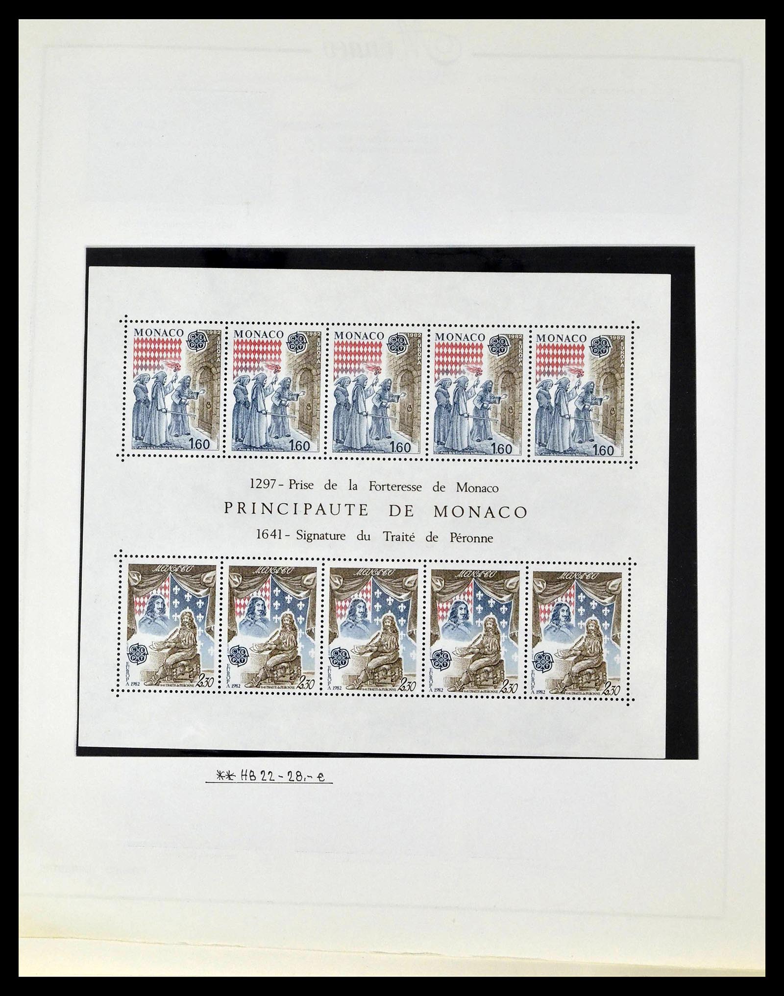 39205 0114 - Postzegelverzameling 39205 Monaco 1885-1982.