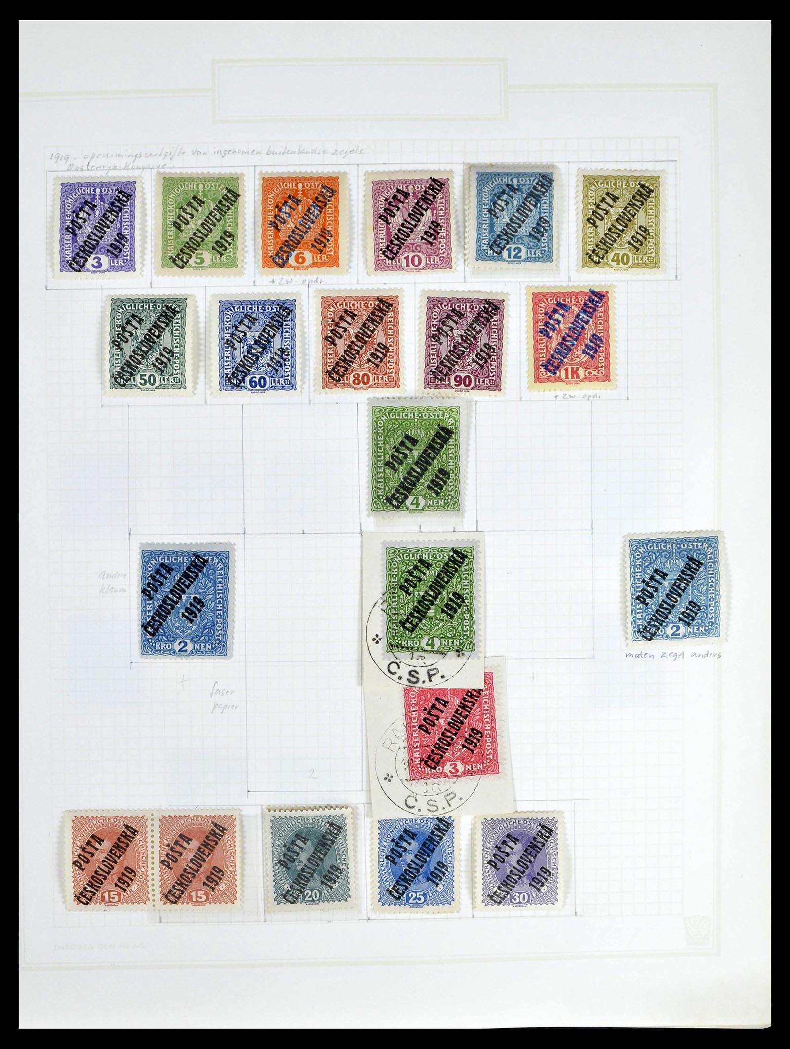 39207 0016 - Stamp collection 39207 Czechoslovakia 1918-1992.