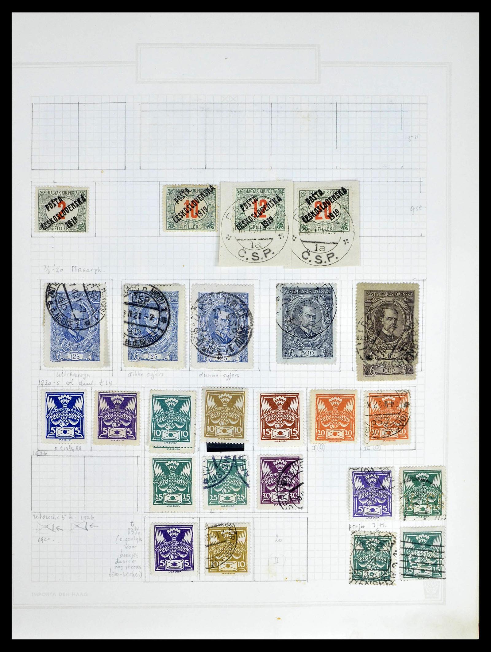 39207 0019 - Stamp collection 39207 Czechoslovakia 1918-1992.