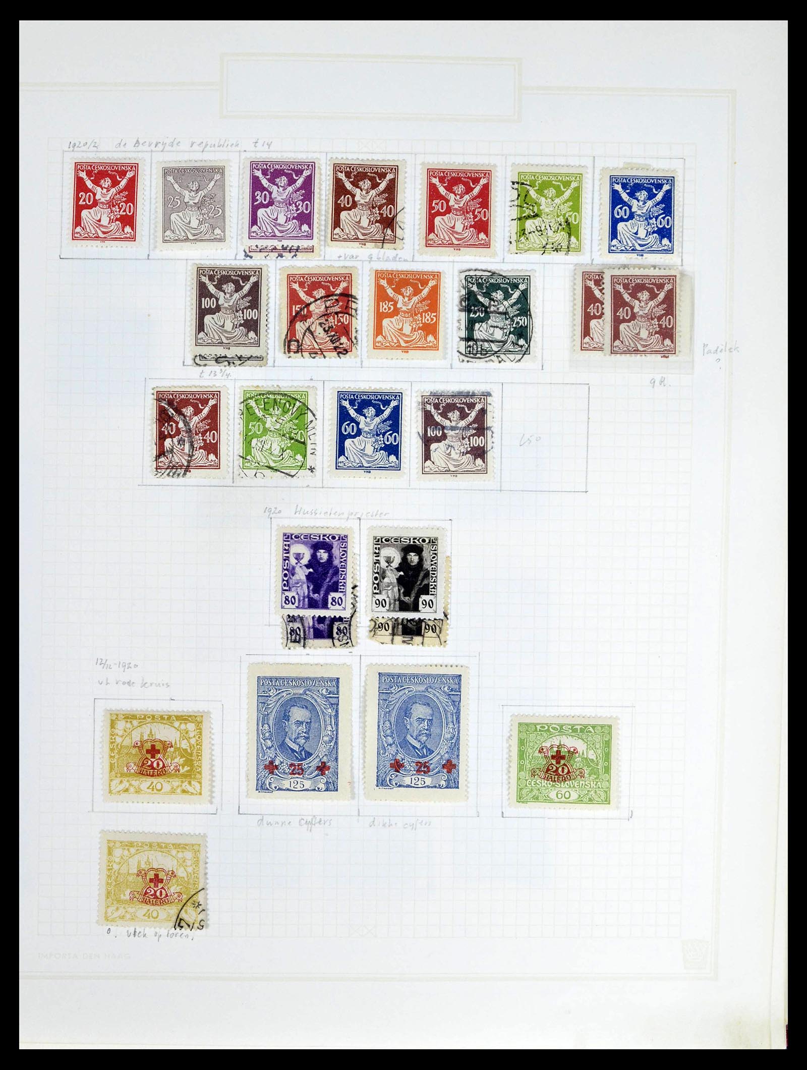 39207 0020 - Stamp collection 39207 Czechoslovakia 1918-1992.