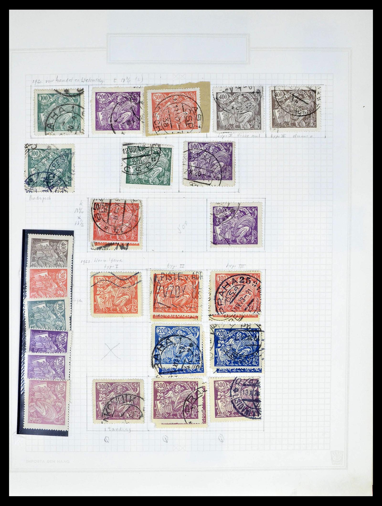 39207 0021 - Postzegelverzameling 39207 Tsjechoslowakije 1918-1992.
