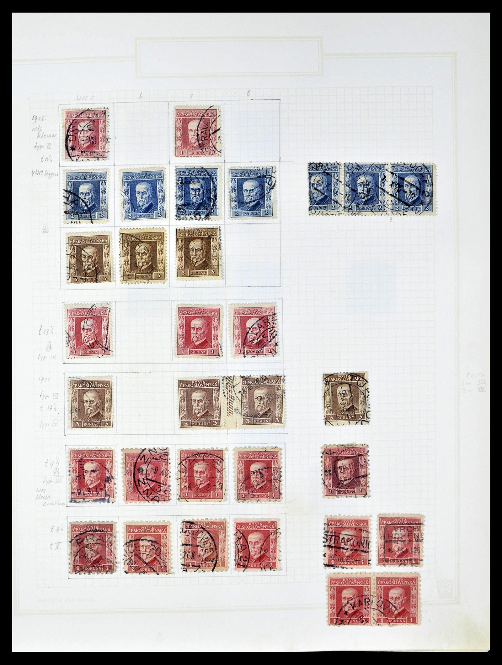 39207 0024 - Postzegelverzameling 39207 Tsjechoslowakije 1918-1992.