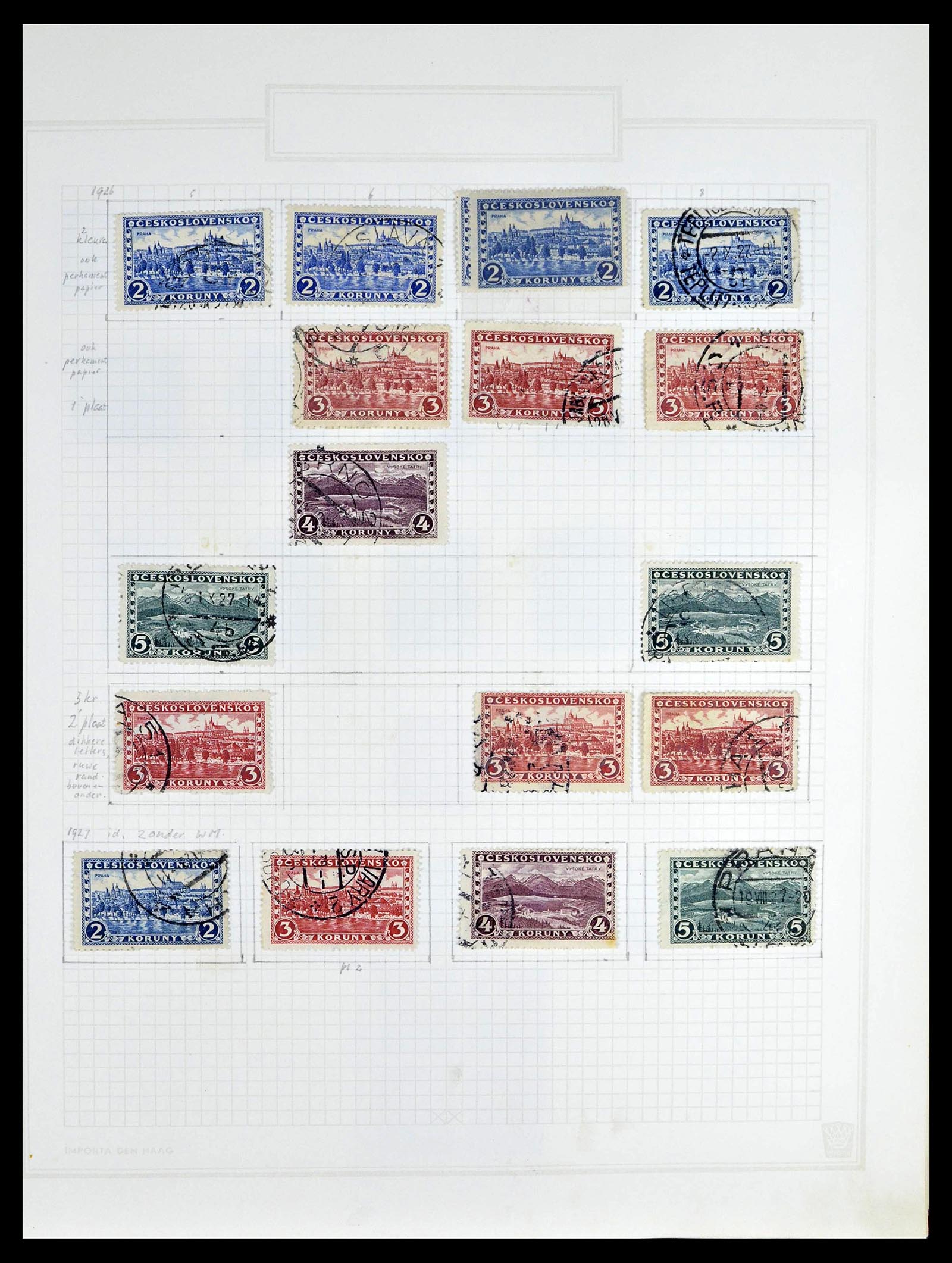 39207 0027 - Postzegelverzameling 39207 Tsjechoslowakije 1918-1992.