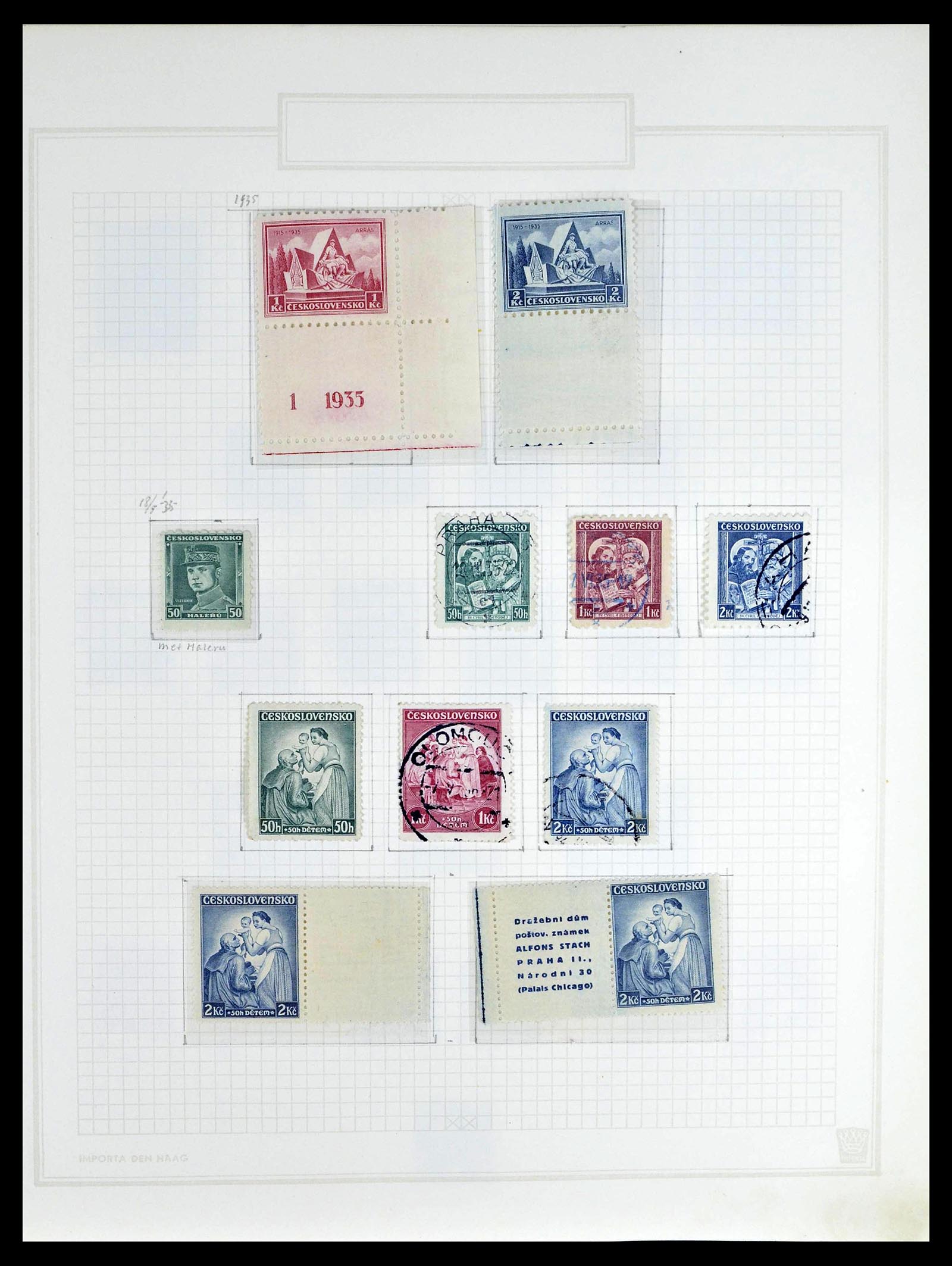 39207 0031 - Postzegelverzameling 39207 Tsjechoslowakije 1918-1992.