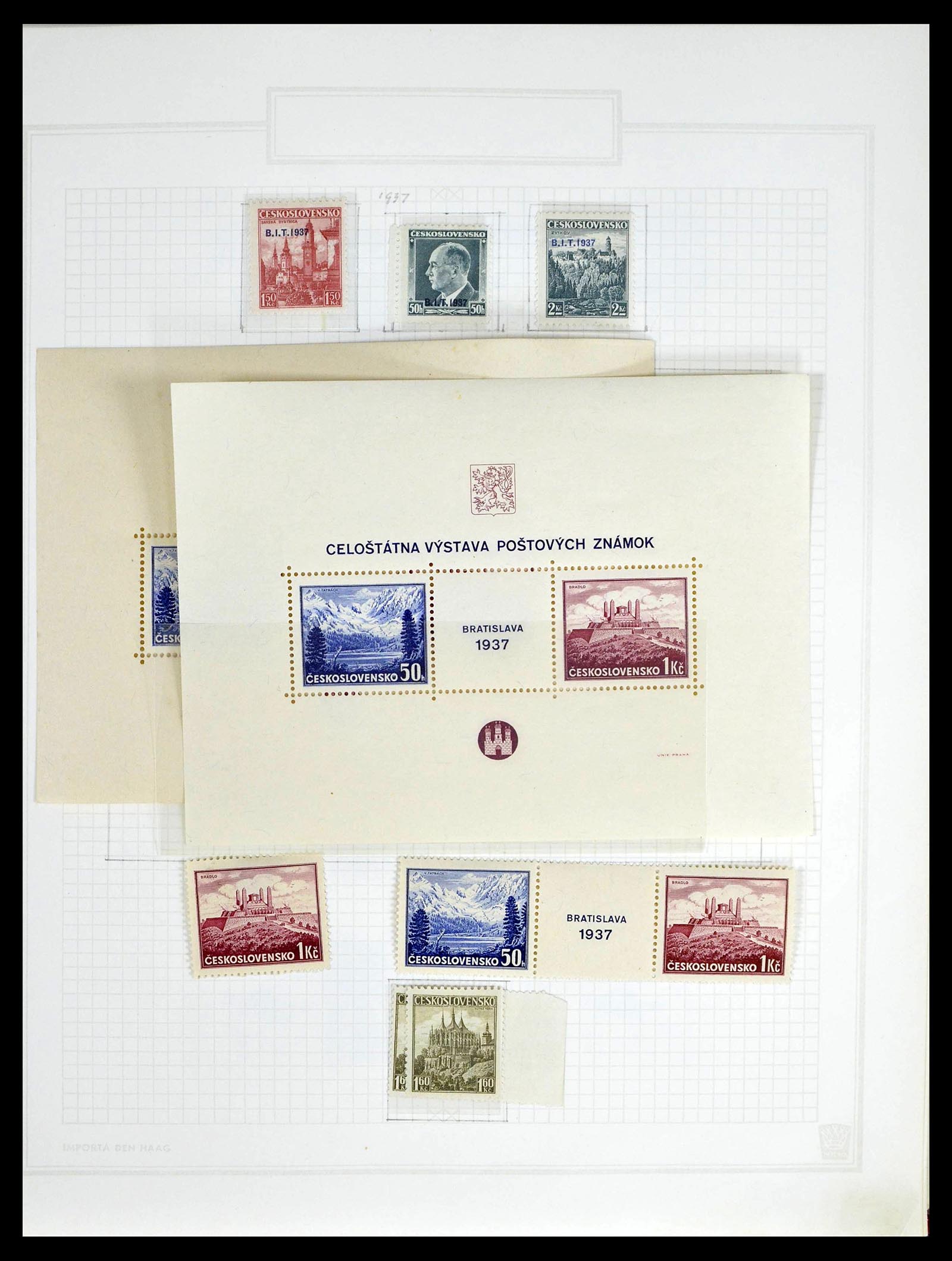 39207 0034 - Postzegelverzameling 39207 Tsjechoslowakije 1918-1992.