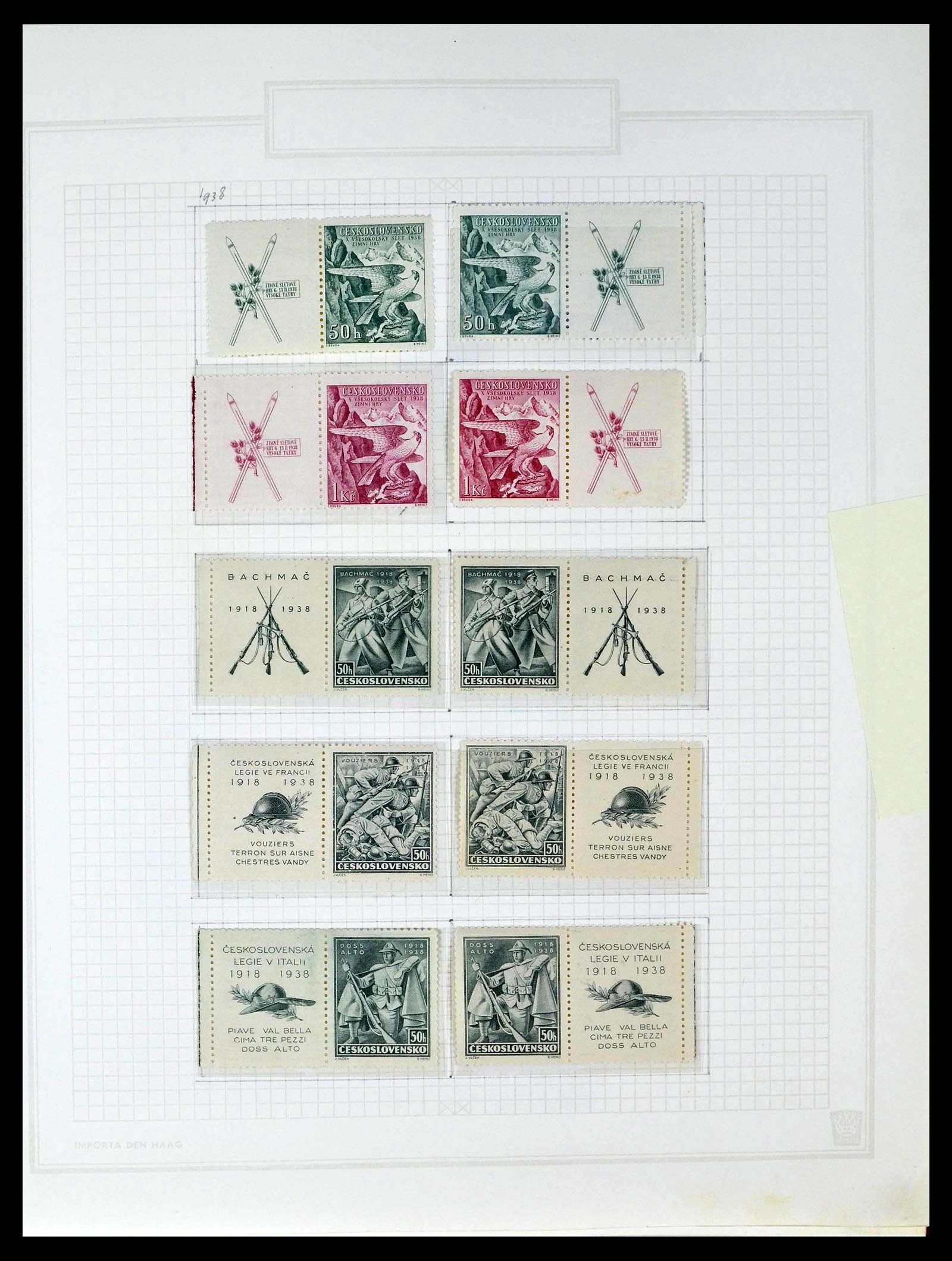 39207 0037 - Postzegelverzameling 39207 Tsjechoslowakije 1918-1992.
