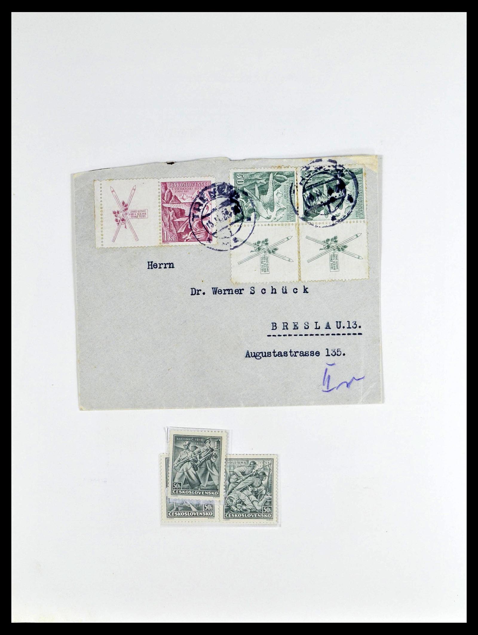 39207 0038 - Postzegelverzameling 39207 Tsjechoslowakije 1918-1992.