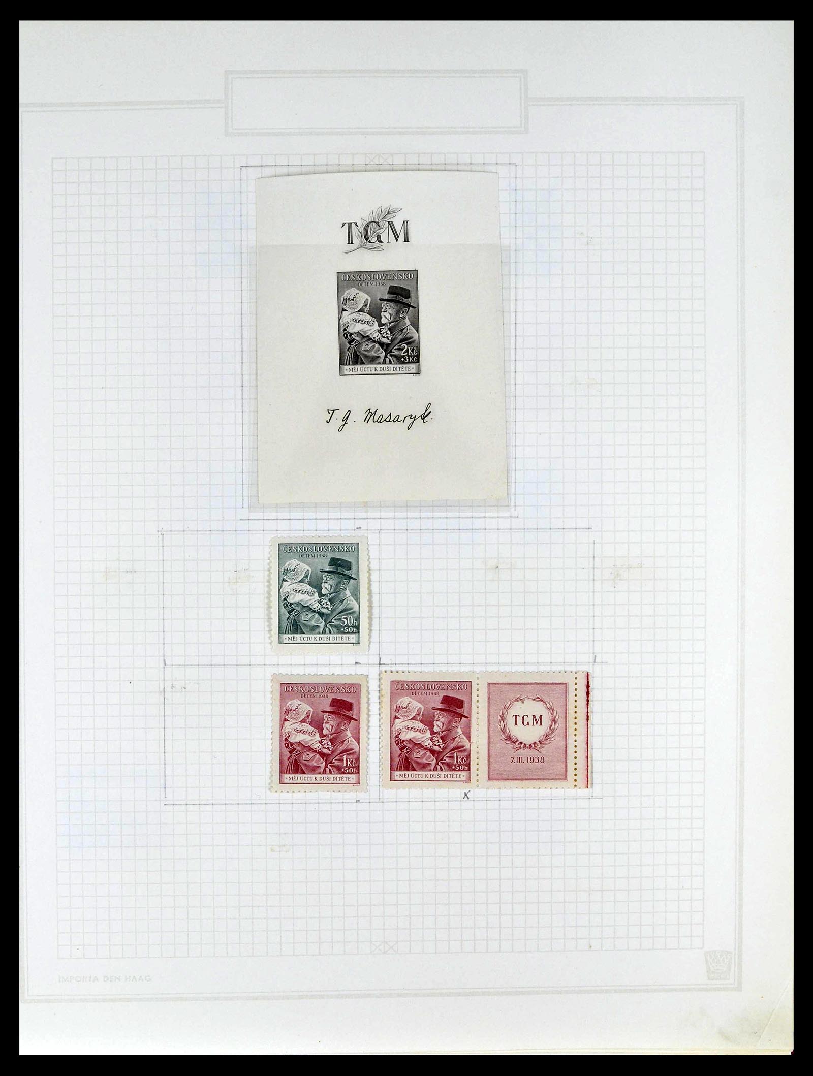 39207 0039 - Postzegelverzameling 39207 Tsjechoslowakije 1918-1992.